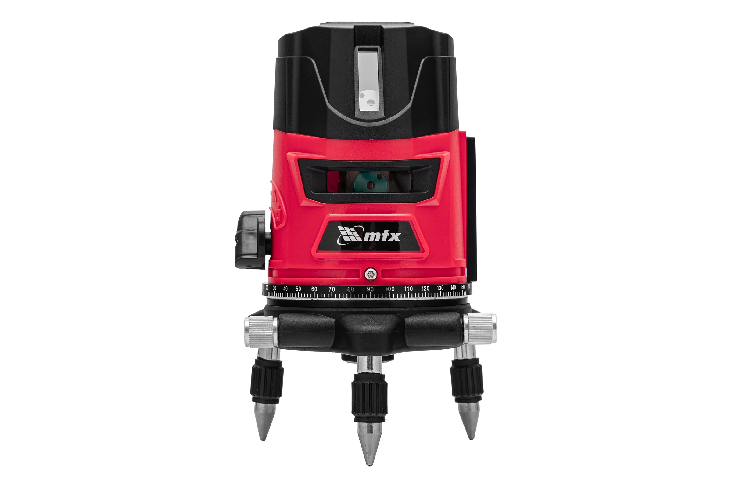Лазерный уровень MTX crx-30g, 30 м, зеленый луч, батарейки, резьба 5/8" 35032