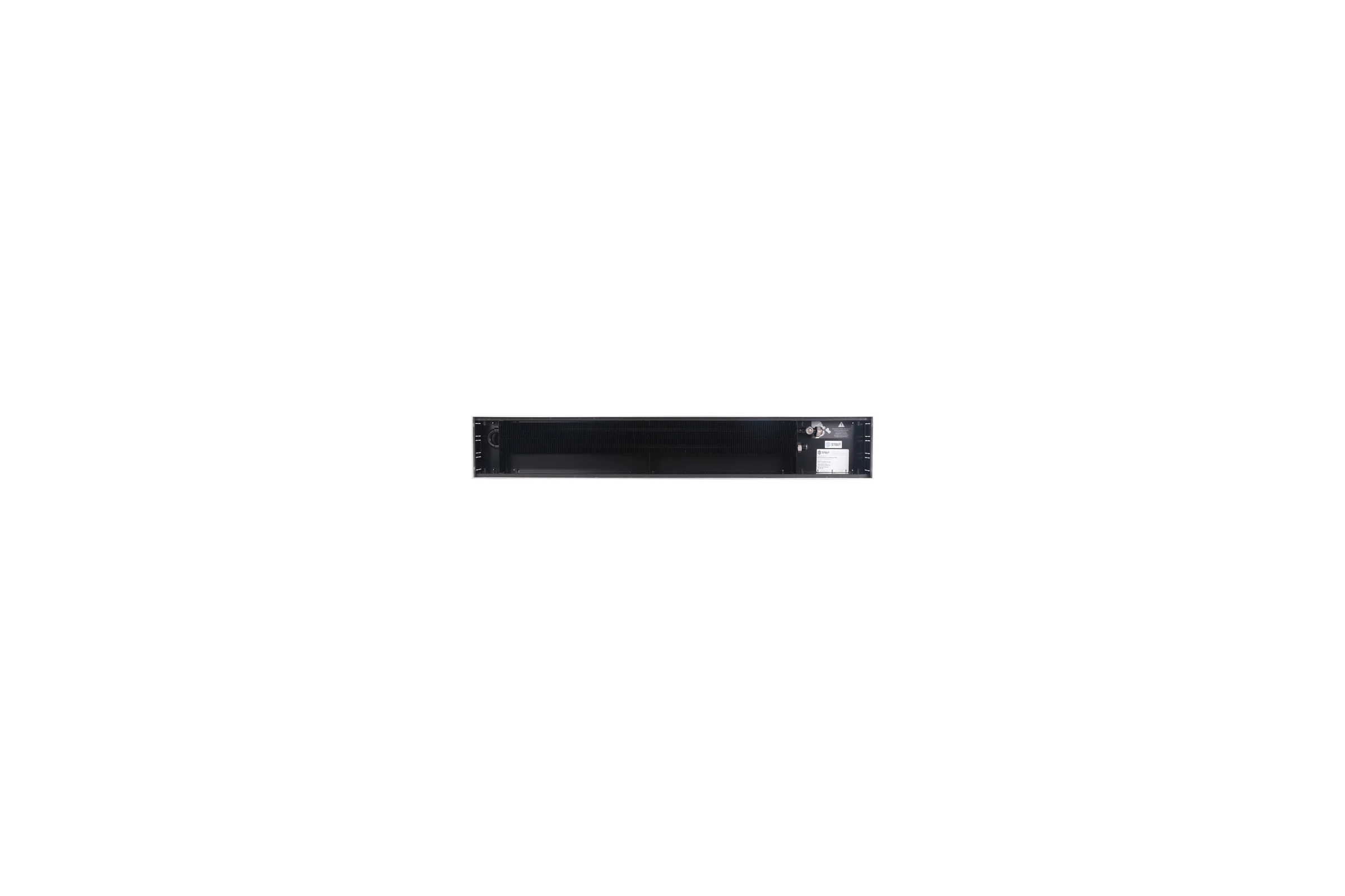 Внутрипольный конвектор STOUT решетка алюминиевая SCN-1100-0819120 RG008TBC1157A3
