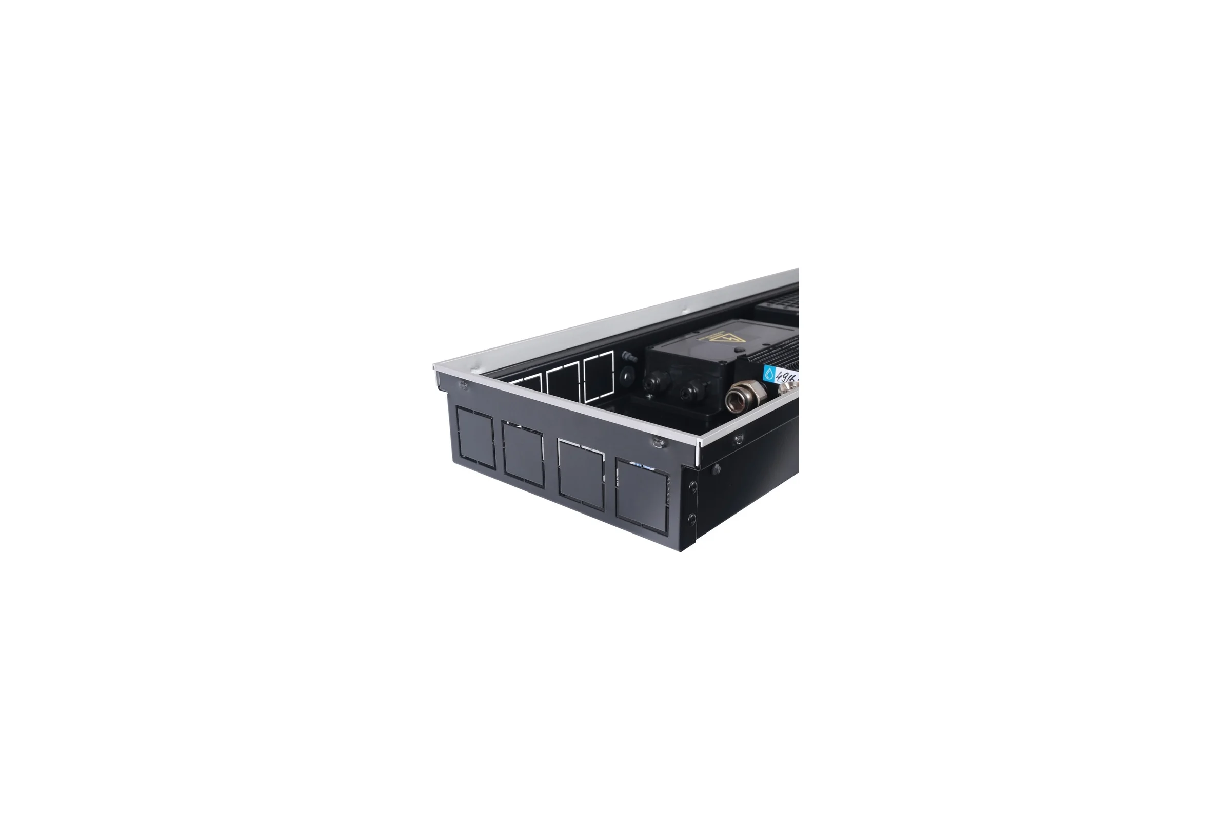 Внутрипольный конвектор STOUT SCQ 75.240.1500 решетка алюминиевая SCQ-1100-0724150 RG008TBK5GDUM8