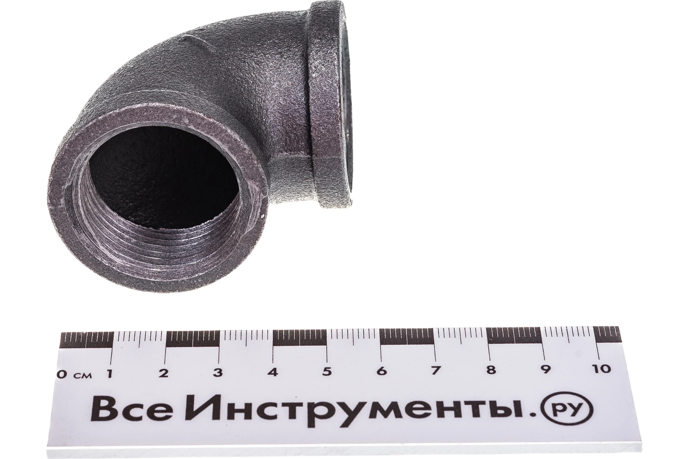 Проходной угольник Fittex PLUS чугун 25 ВР/ВР 127-3525