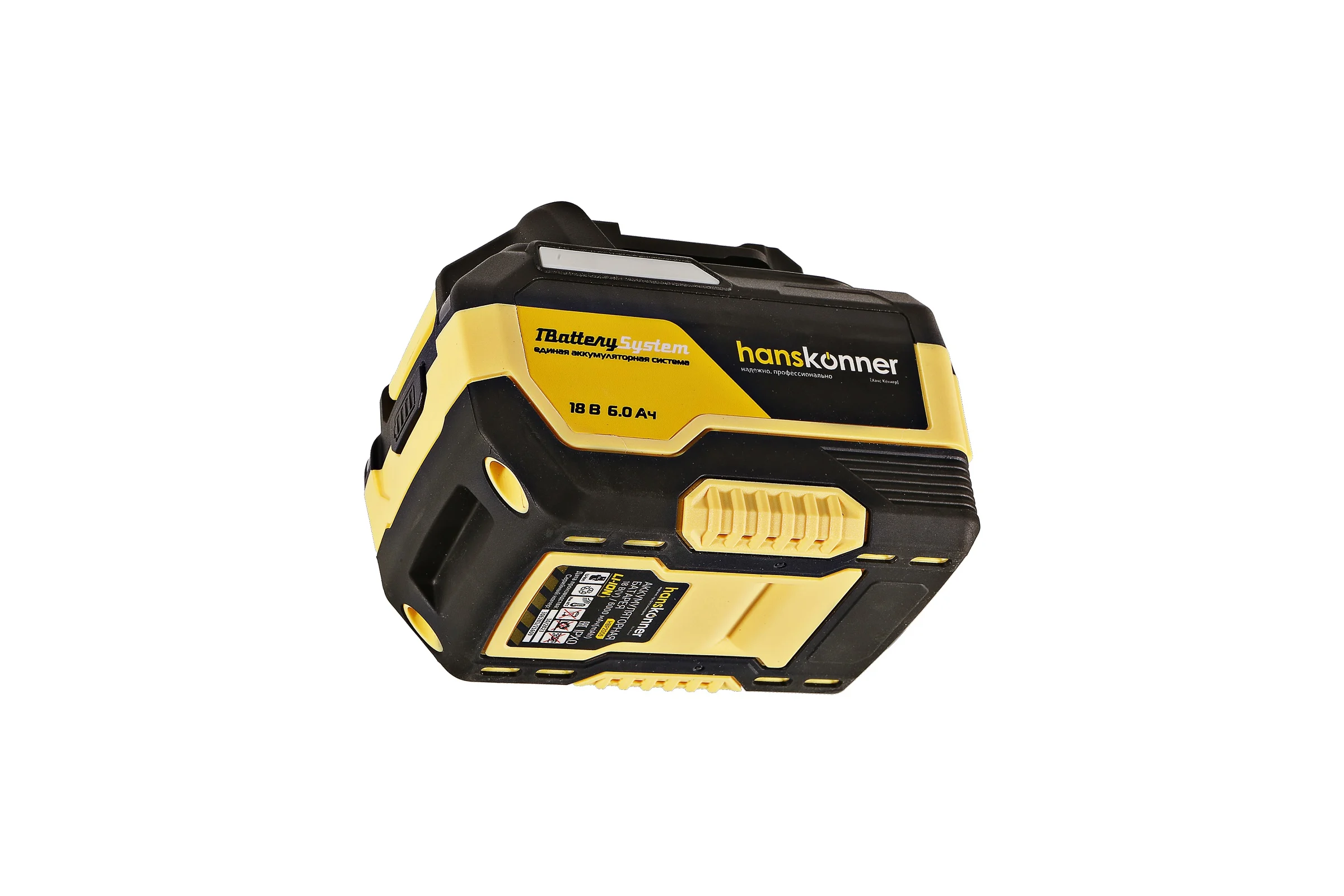 Аккумулятор Hanskonner 18 В, 1BatterySystem, 6.0 Ач HBP2006