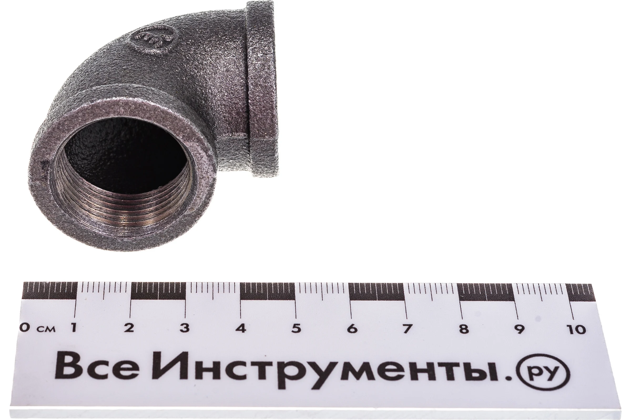 Проходной угольник Fittex PLUS чугун 20 ВР/ВР 127-3524