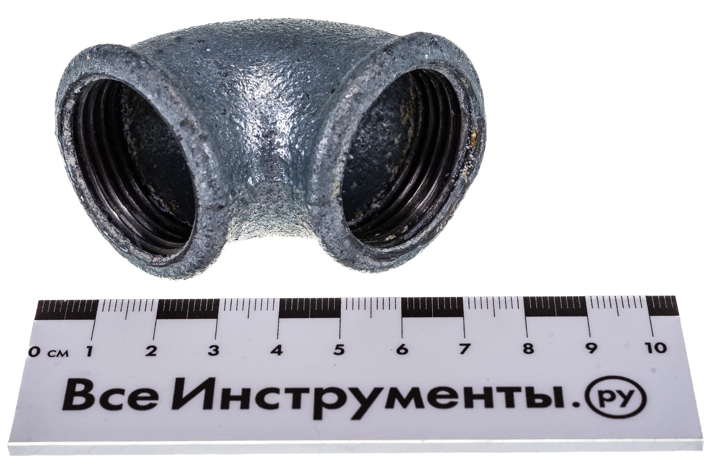 Проходной угольник Fittex PLUS чугун 25 ВР/ВР 127-3582