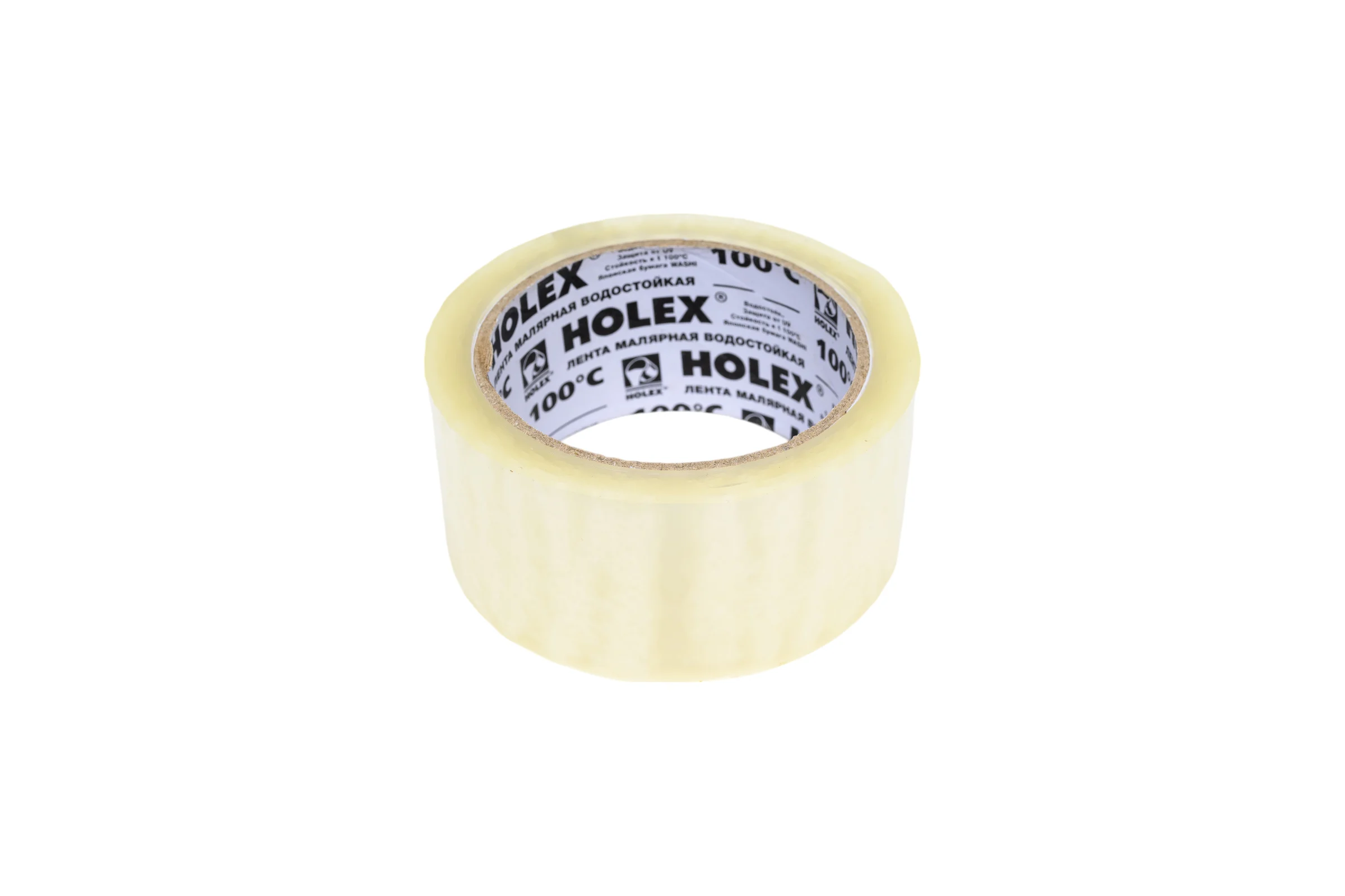 Лента клейкая упаковочная Holex прозрачная, 48 мм, 66 м, 42 мкм 6 штук HAS-896527