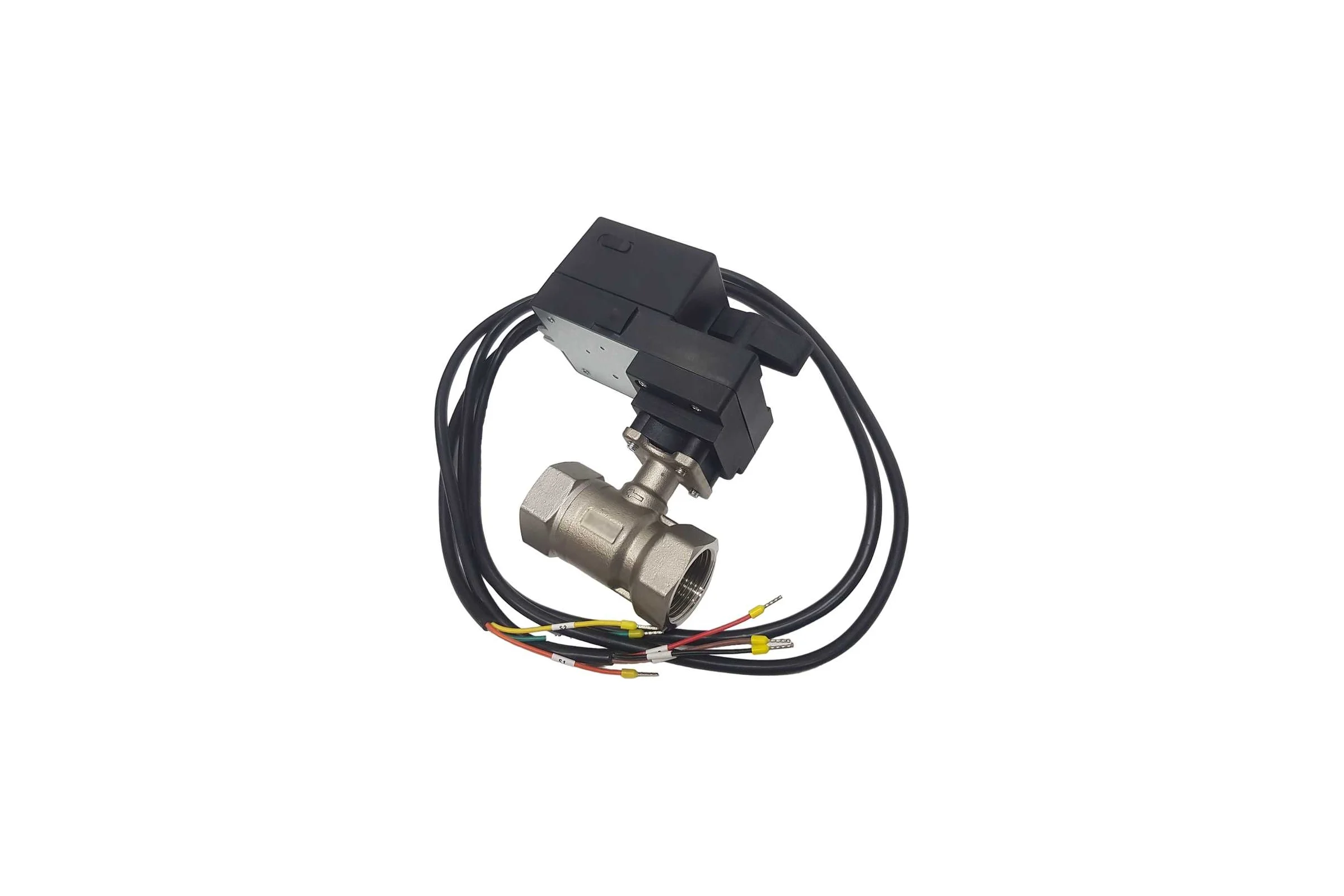 Двухходовой шаровой кран TECHNO HKS215-02DF/24V из нержавеющей стали 304, DN15, резьба G1/2, с электроприводом 2 Нм, 24 В, управление открыто/закрыто 660151