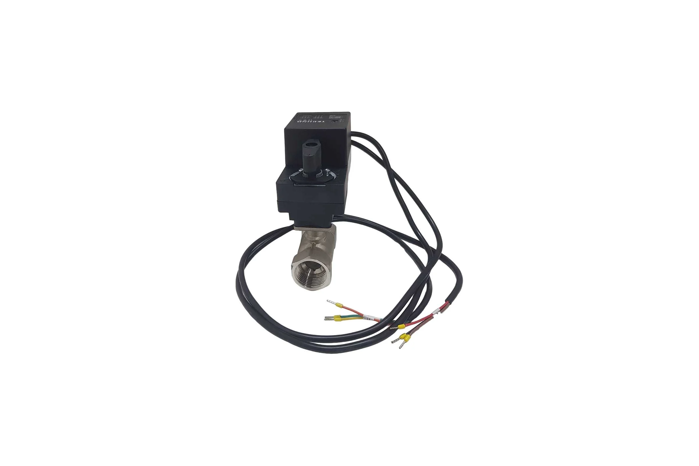 Двухходовой шаровый кран TECHNO HKS232-04DF/230V из нержавеющей стали 304, DN32, резьба G1-1/4, с электроприводом 4 Нм, 220 В, управление открыто/закрыто 660322