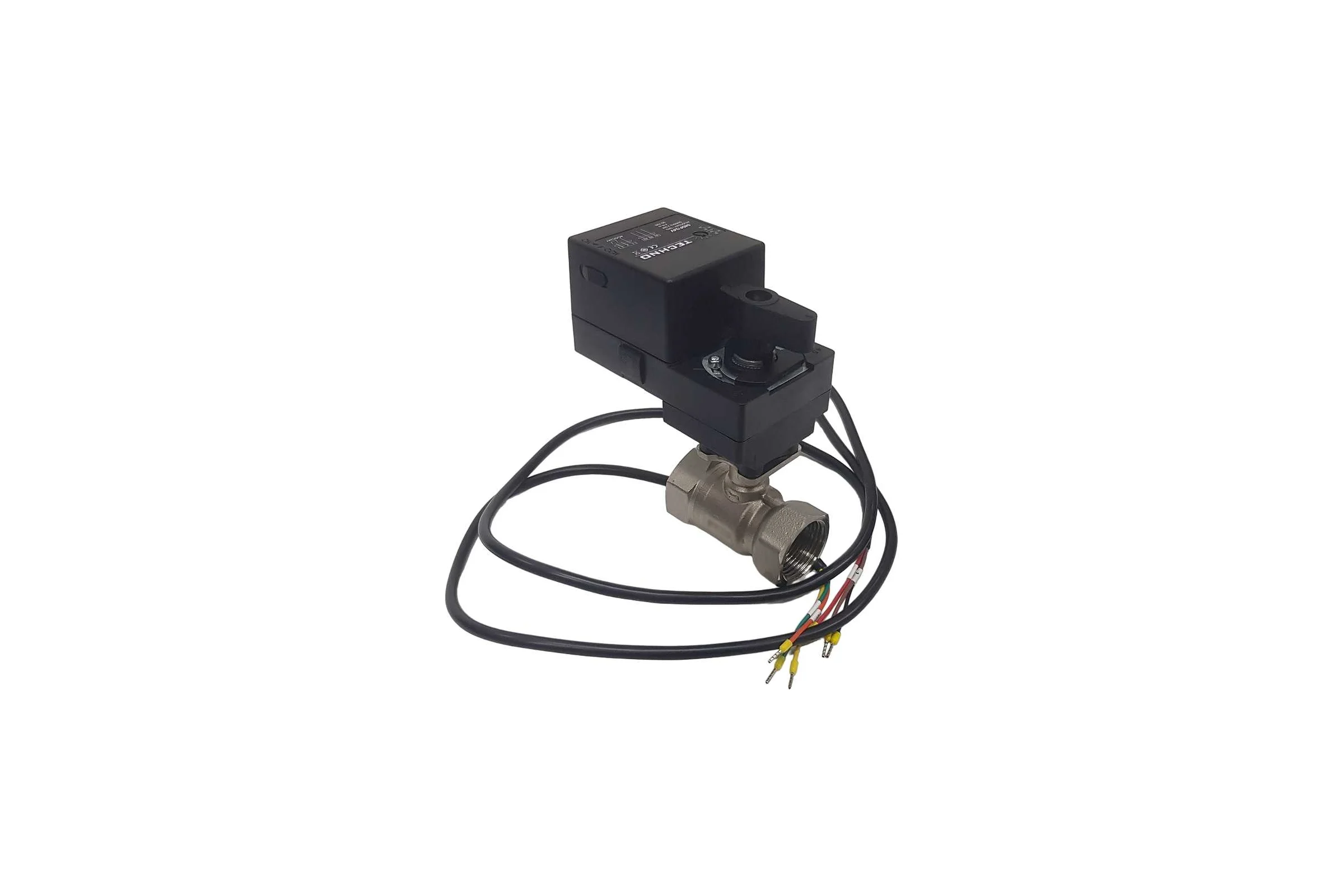 Двухходовой шаровый кран TECHNO HKS232-04DF/230V из нержавеющей стали 304, DN32, резьба G1-1/4, с электроприводом 4 Нм, 220 В, управление открыто/закрыто 660322