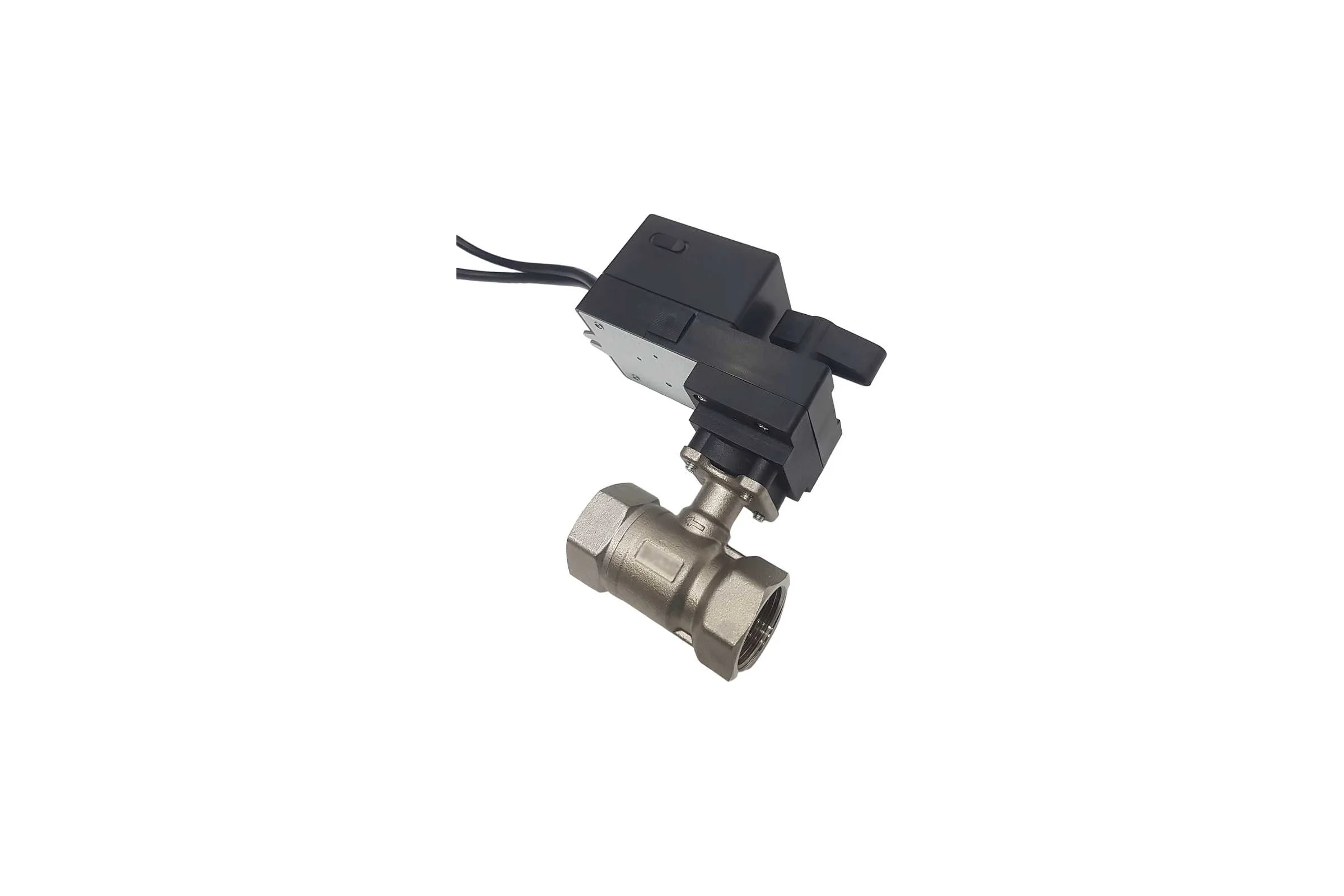 Двухходовой шаровый кран TECHNO HKS232-04DF/230V из нержавеющей стали 304, DN32, резьба G1-1/4, с электроприводом 4 Нм, 220 В, управление открыто/закрыто 660322