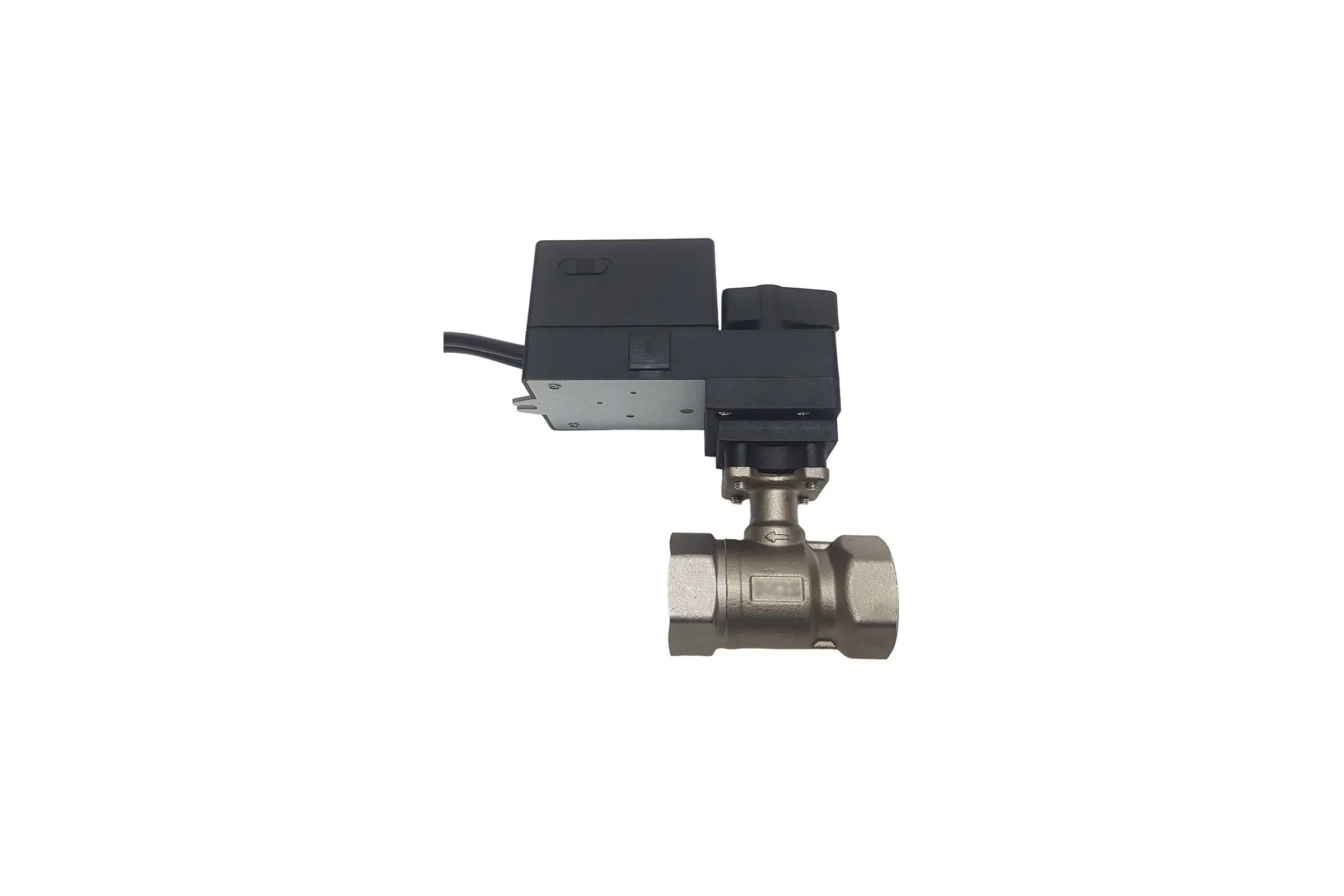 Двухходовой шаровый кран TECHNO HKS232-04DF/230V из нержавеющей стали 304, DN32, резьба G1-1/4, с электроприводом 4 Нм, 220 В, управление открыто/закрыто 660322