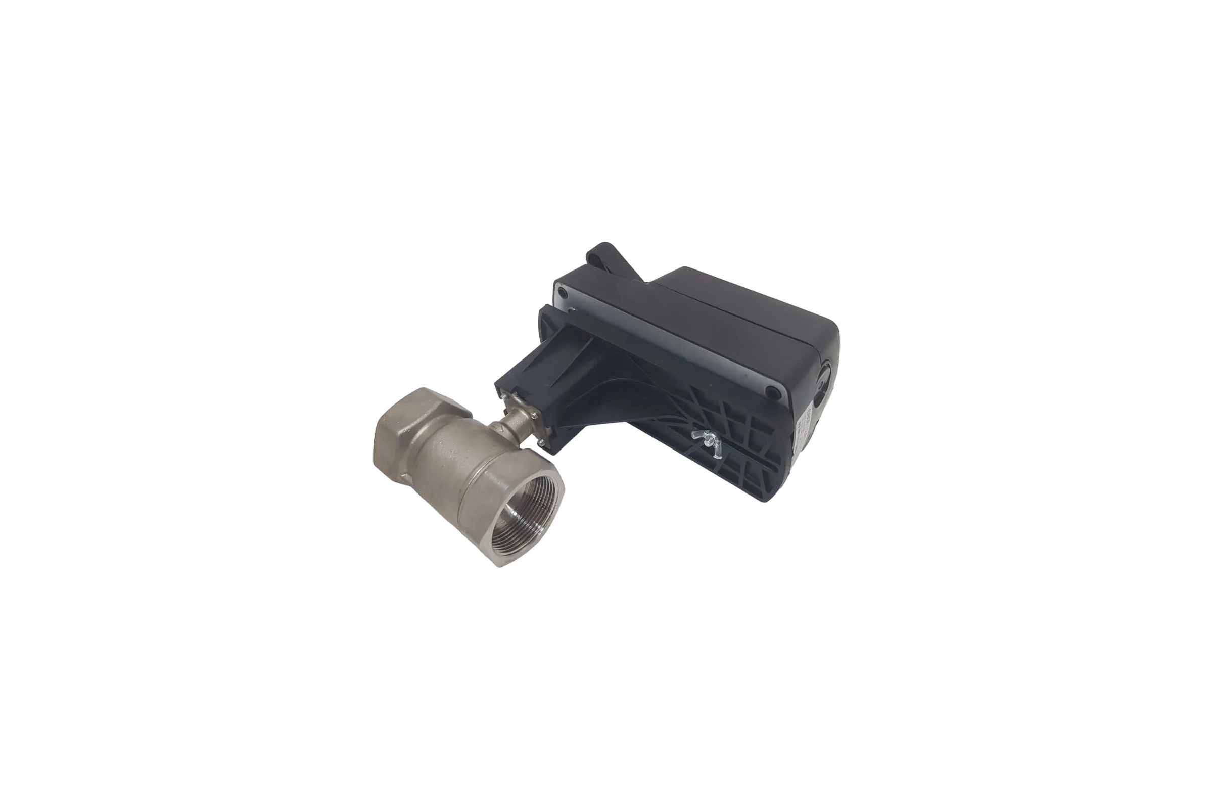 Двухходовой шаровый кран TECHNO HKS250-08DF/230V из нержавеющей стали 304, DN50, резьба G2, с электроприводом 8 Нм, 220 В, управление открыто/закрыто 660502