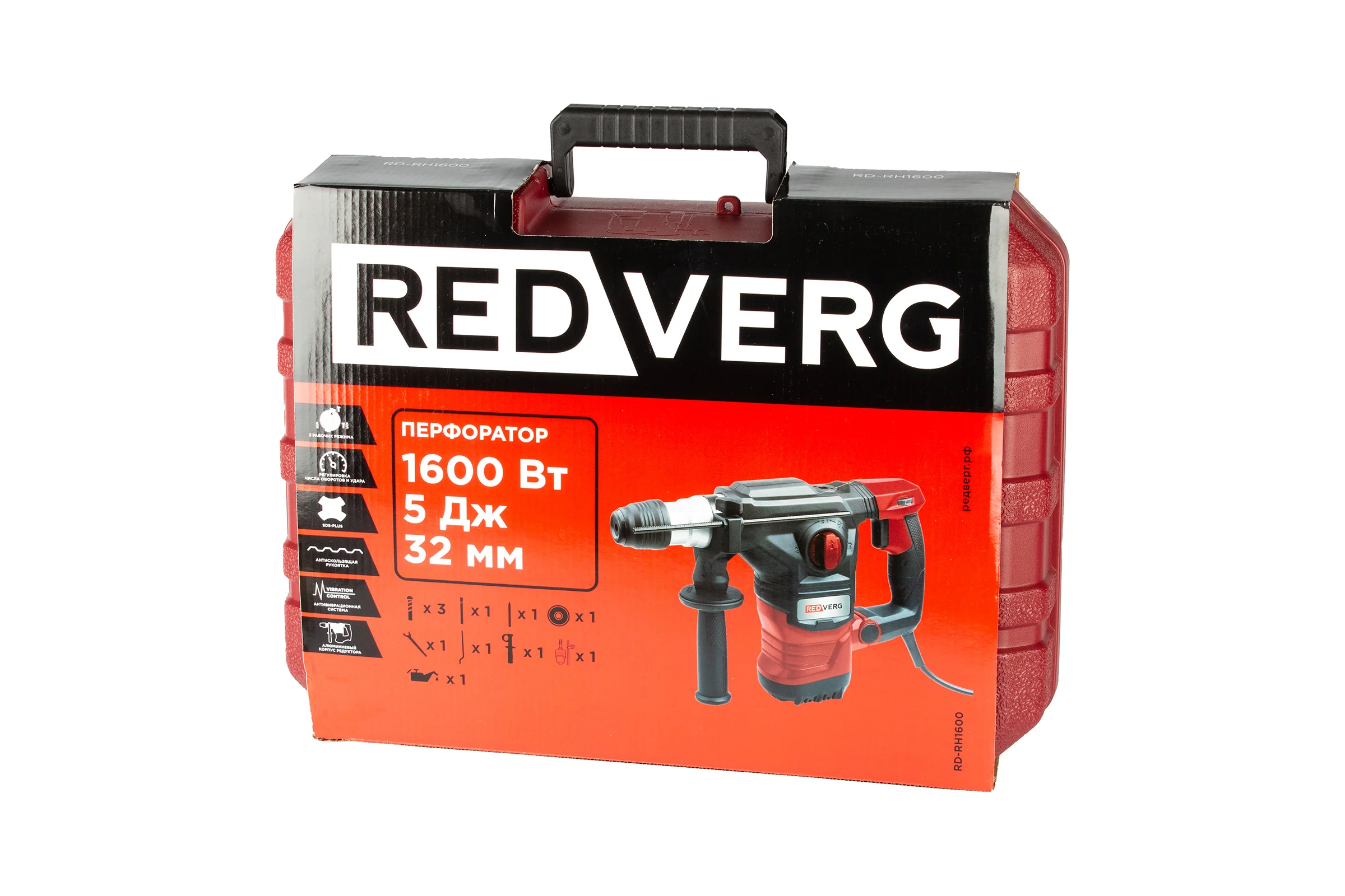 Перфоратор REDVERG RD-RH1600 6686978