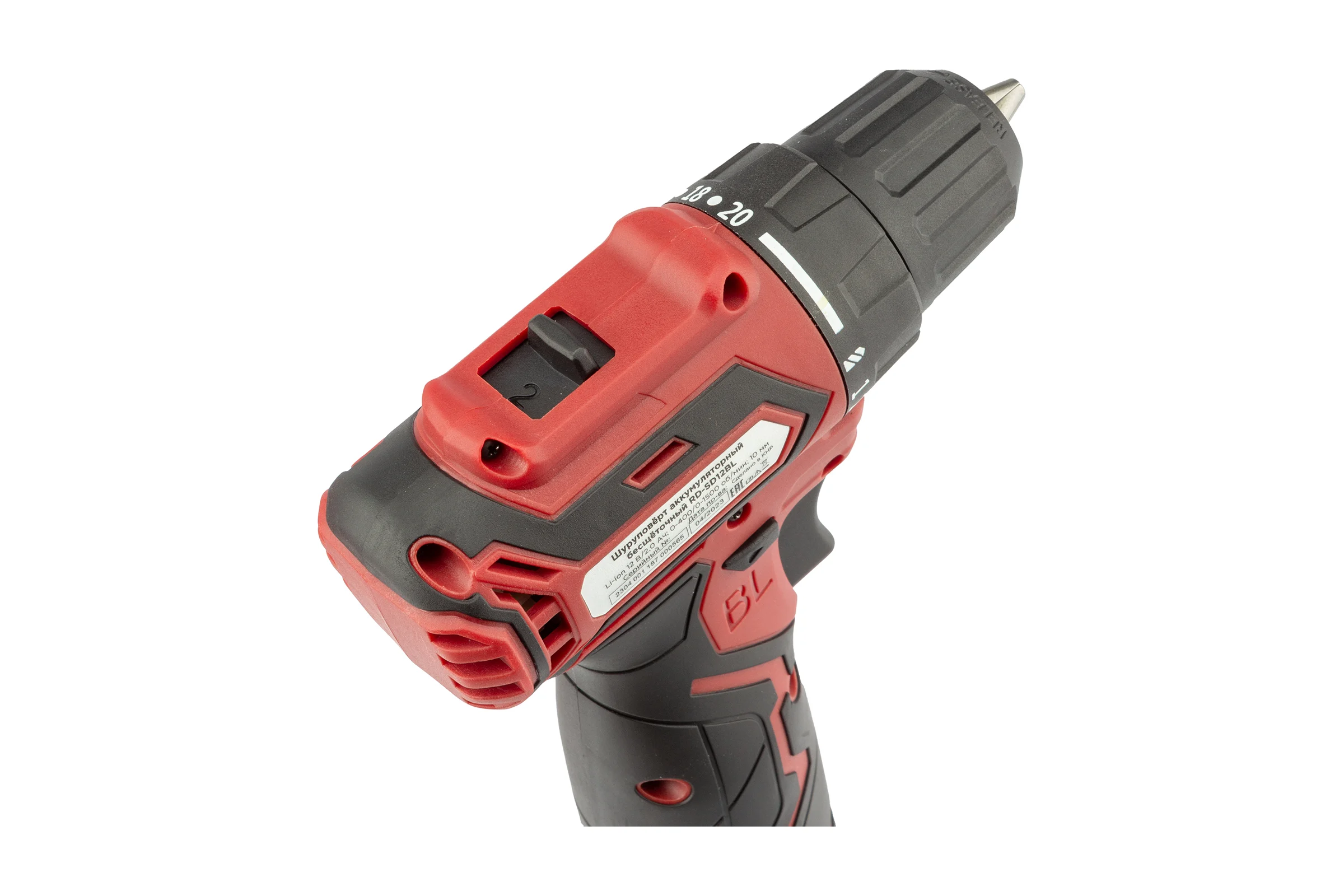 Шуруповерт аккумуляторный бесщеточный REDVERG RD-SD12BL 6679855