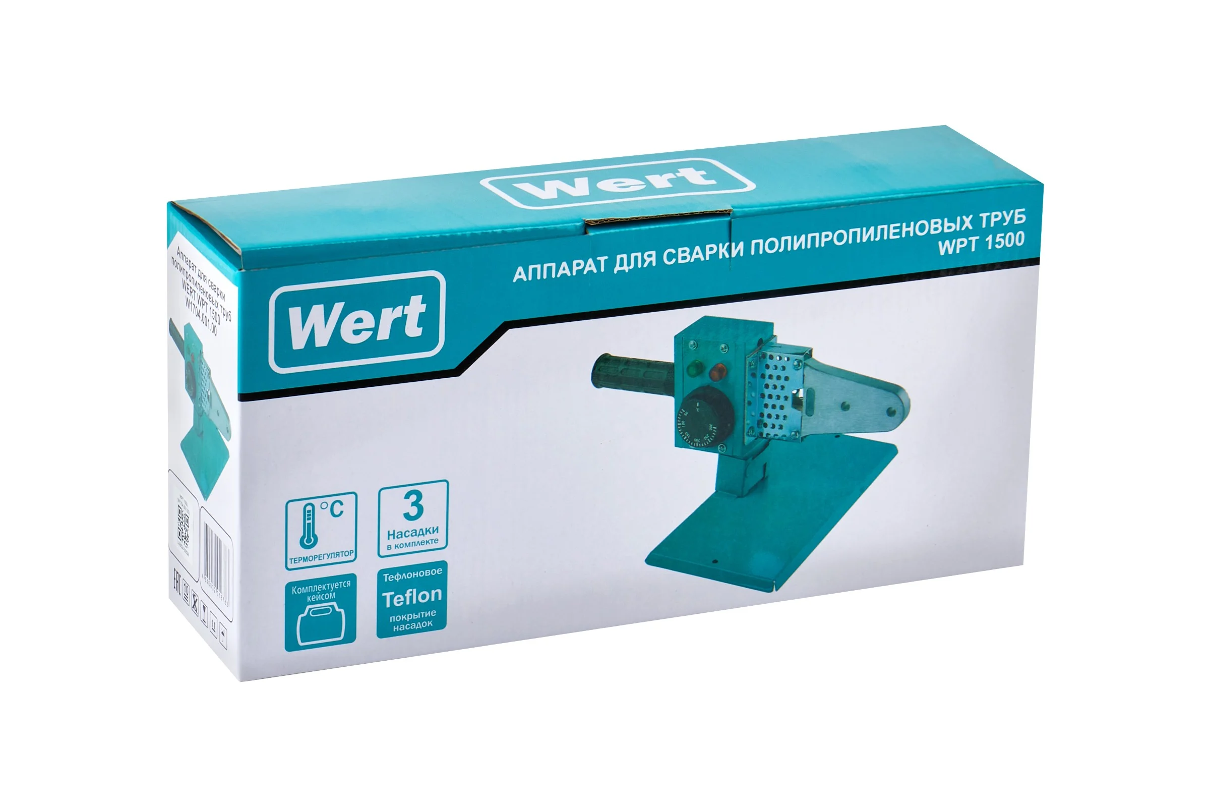 Аппарат для сварки полипропиленовых труб WERT wpt 1500 w1704.001.00 204458