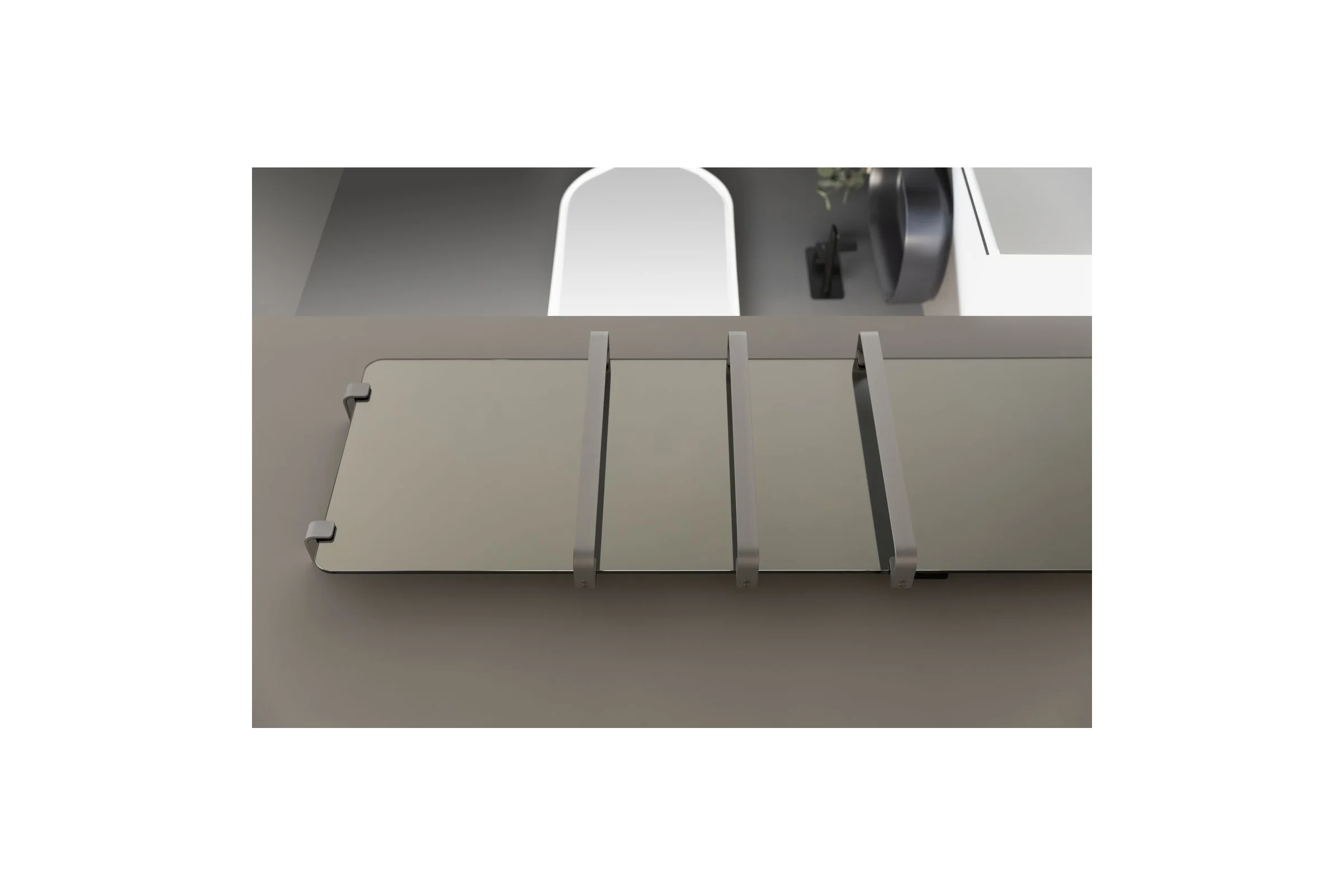 Полотенцесушитель электрический ALLEN BRAU INFINITY, зеркало 1800x440мм 8.21006.GL 275622 00275622