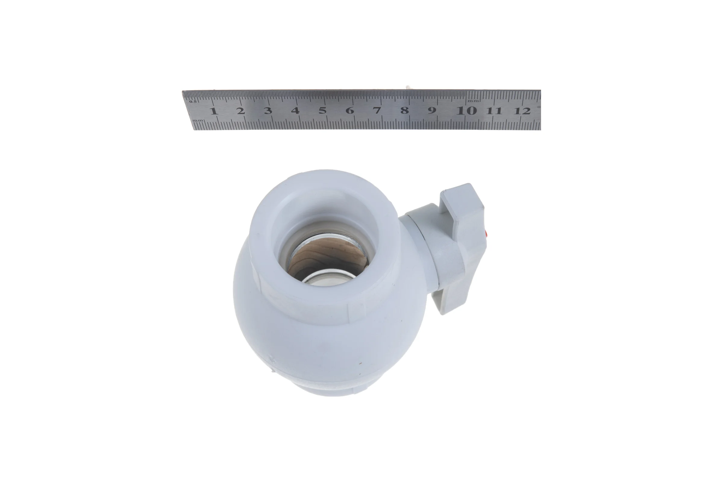 Шаровый кран VALFEX PP-R белый, 40 мм 10144040 007-7666