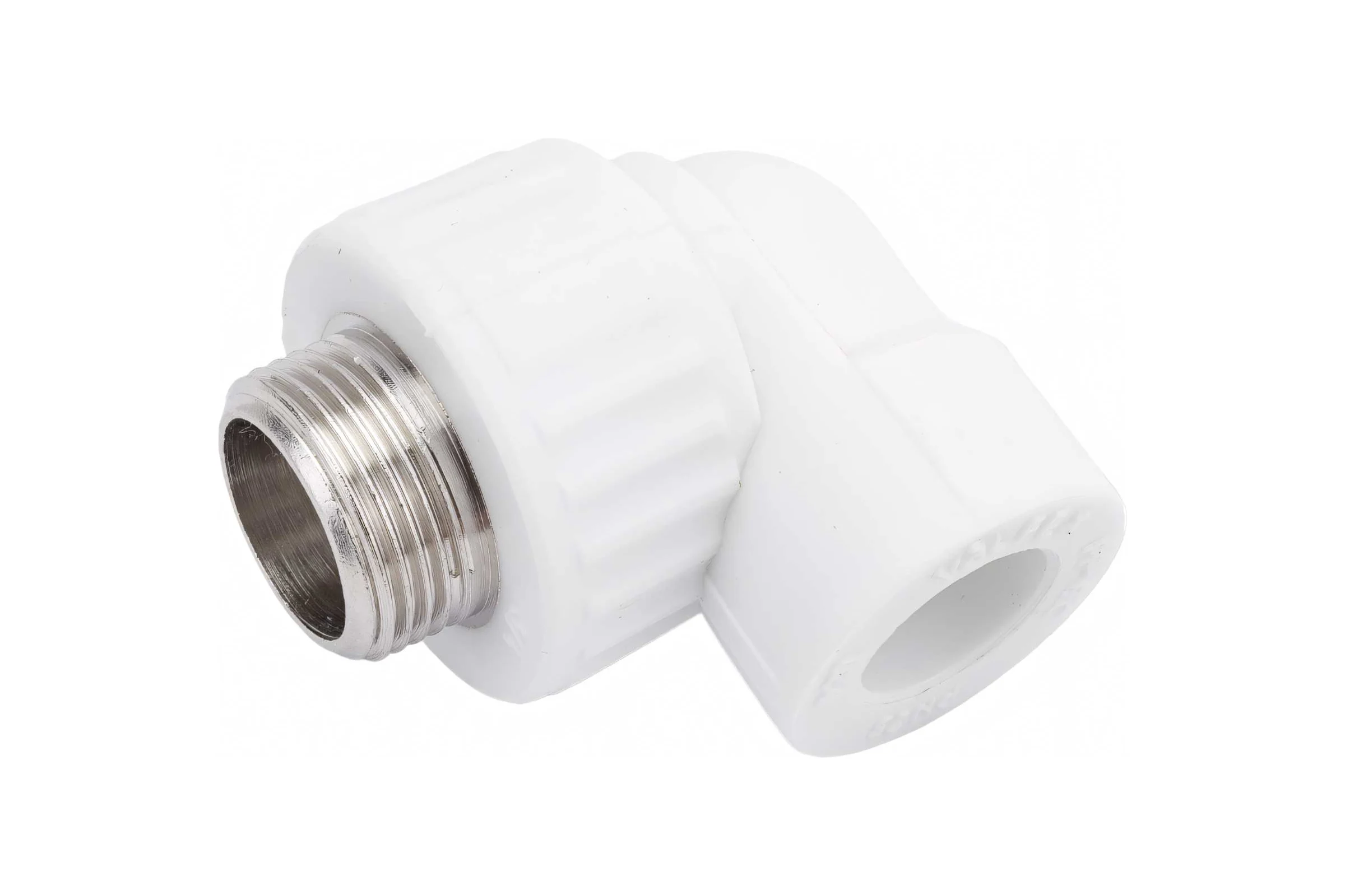Комбинированный угольник VALFEX PP-R белый, 20х3/4 дюйма НР 10126220 127-0593