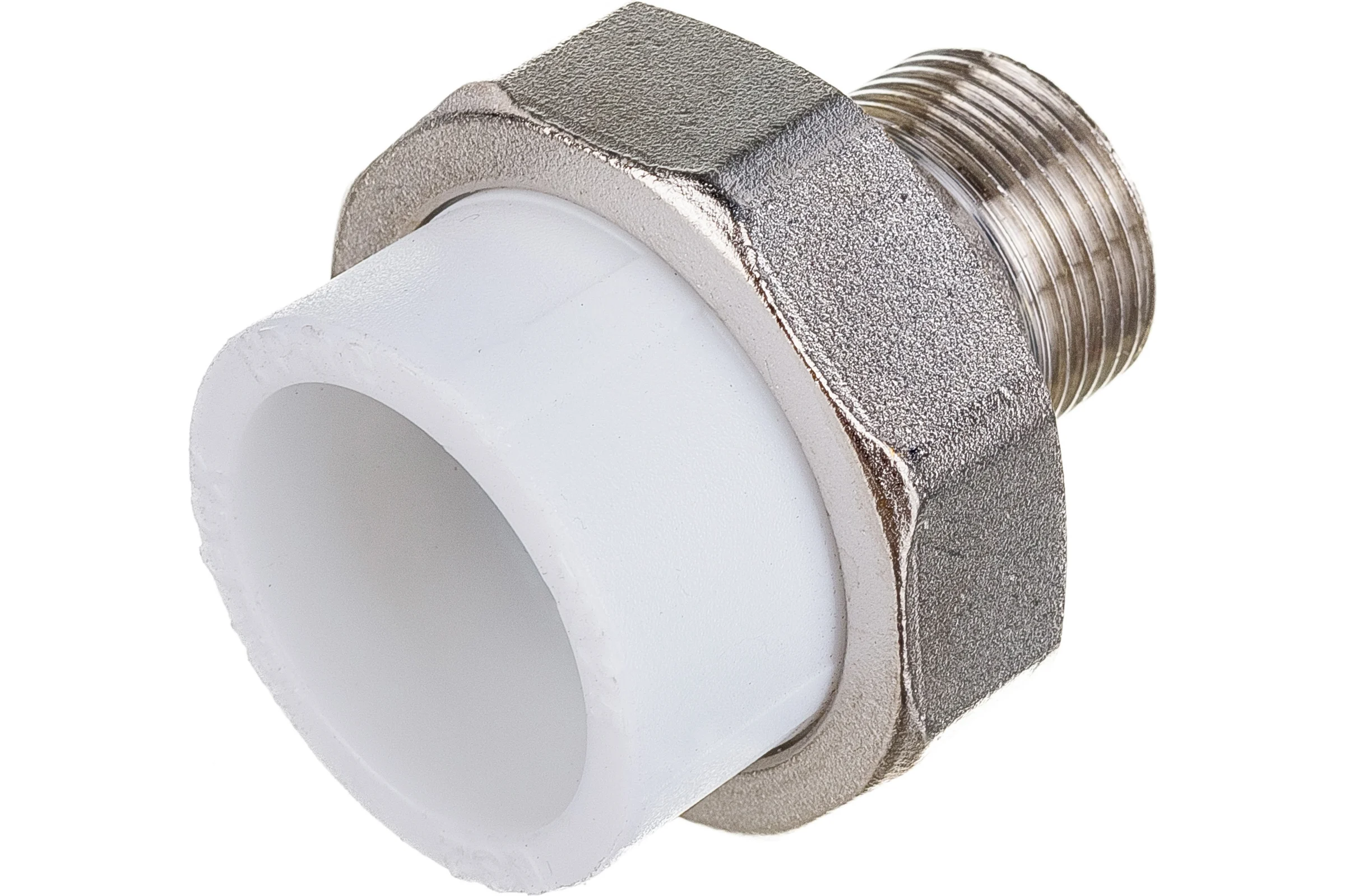 Комбинированная муфта VALFEX PP-R белая, разъем 32х3/4 дюйма НР 10156220 127-0226