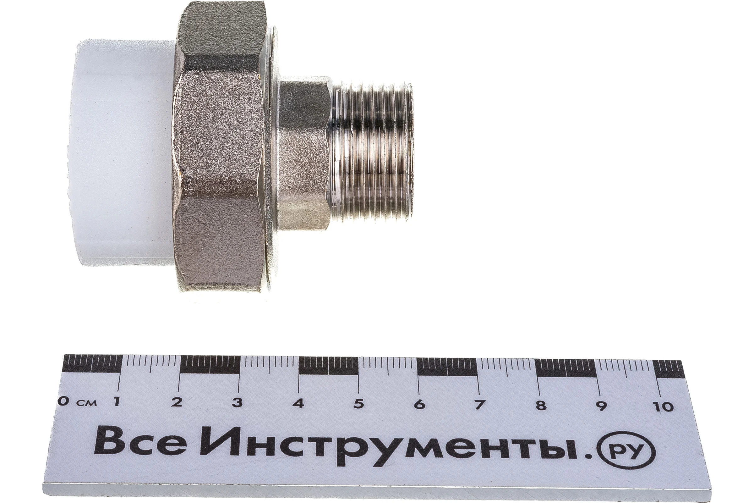 Комбинированная муфта VALFEX PP-R белая, разъем 32х3/4 дюйма НР 10156220 127-0226