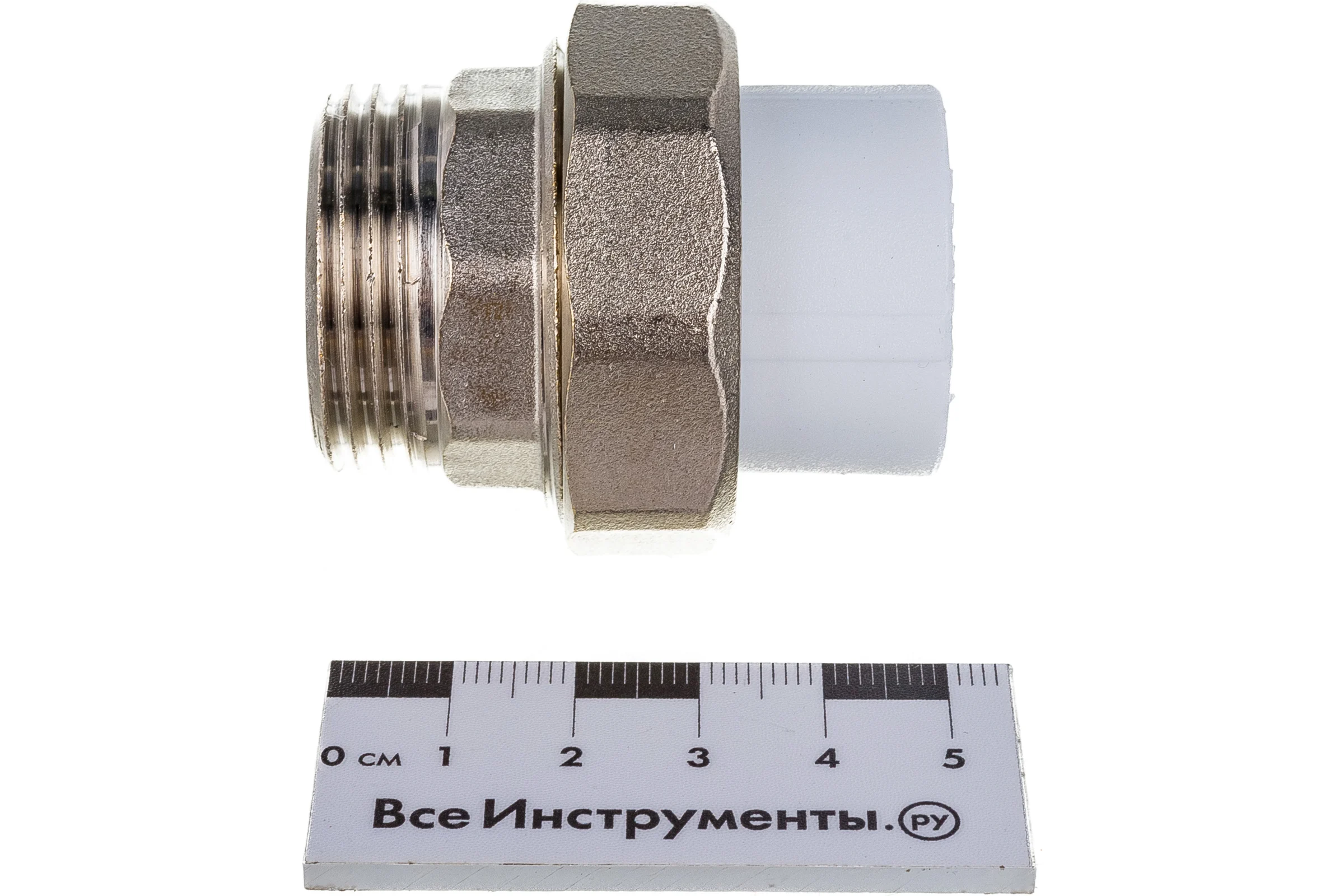 Комбинированная муфта VALFEX PP-R белая, разъем 25х1 дюйма НР 10156225 127-0225