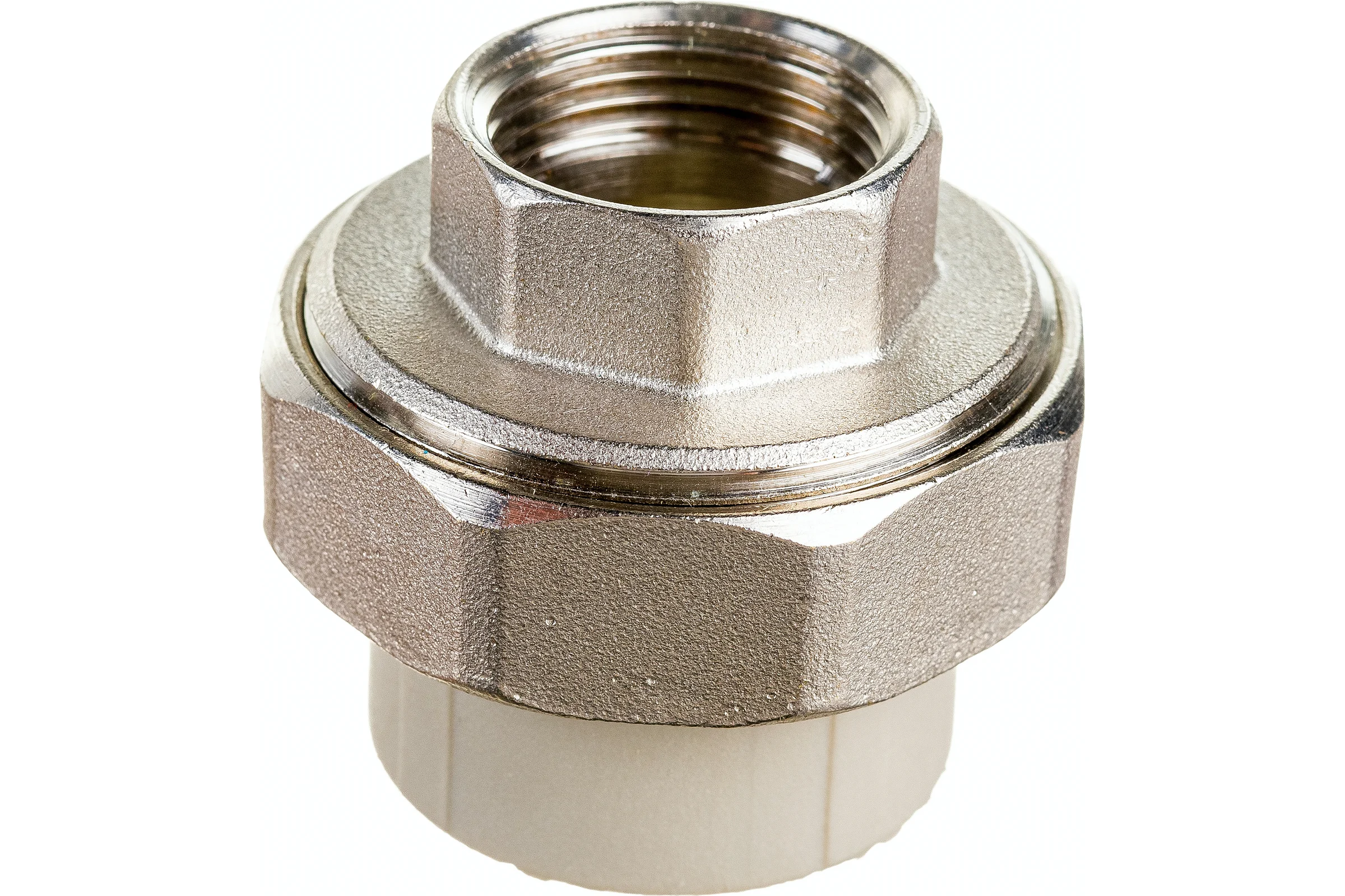 Комбинированная муфта VALFEX PP-R серая, разъем 32х3/4 дюйма ВР 10155220Г 127-1035