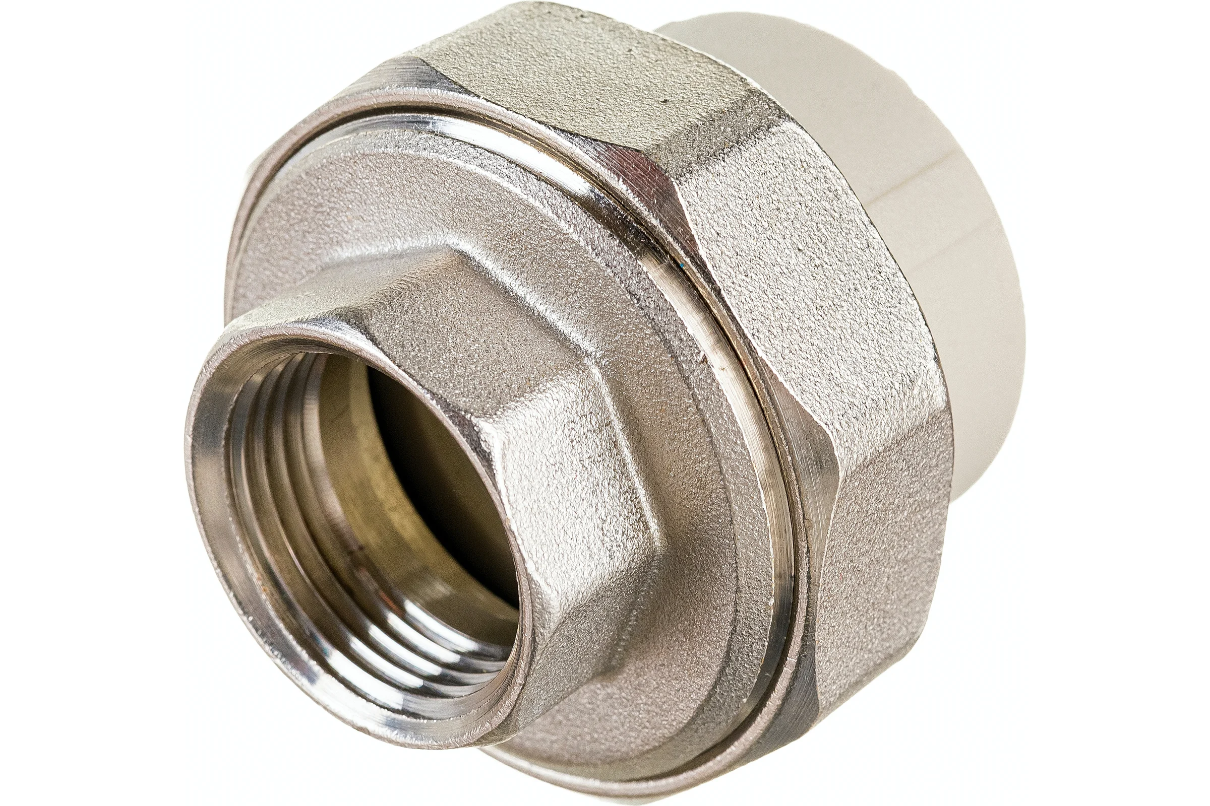 Комбинированная муфта VALFEX PP-R серая, разъем 32х3/4 дюйма ВР 10155220Г 127-1035