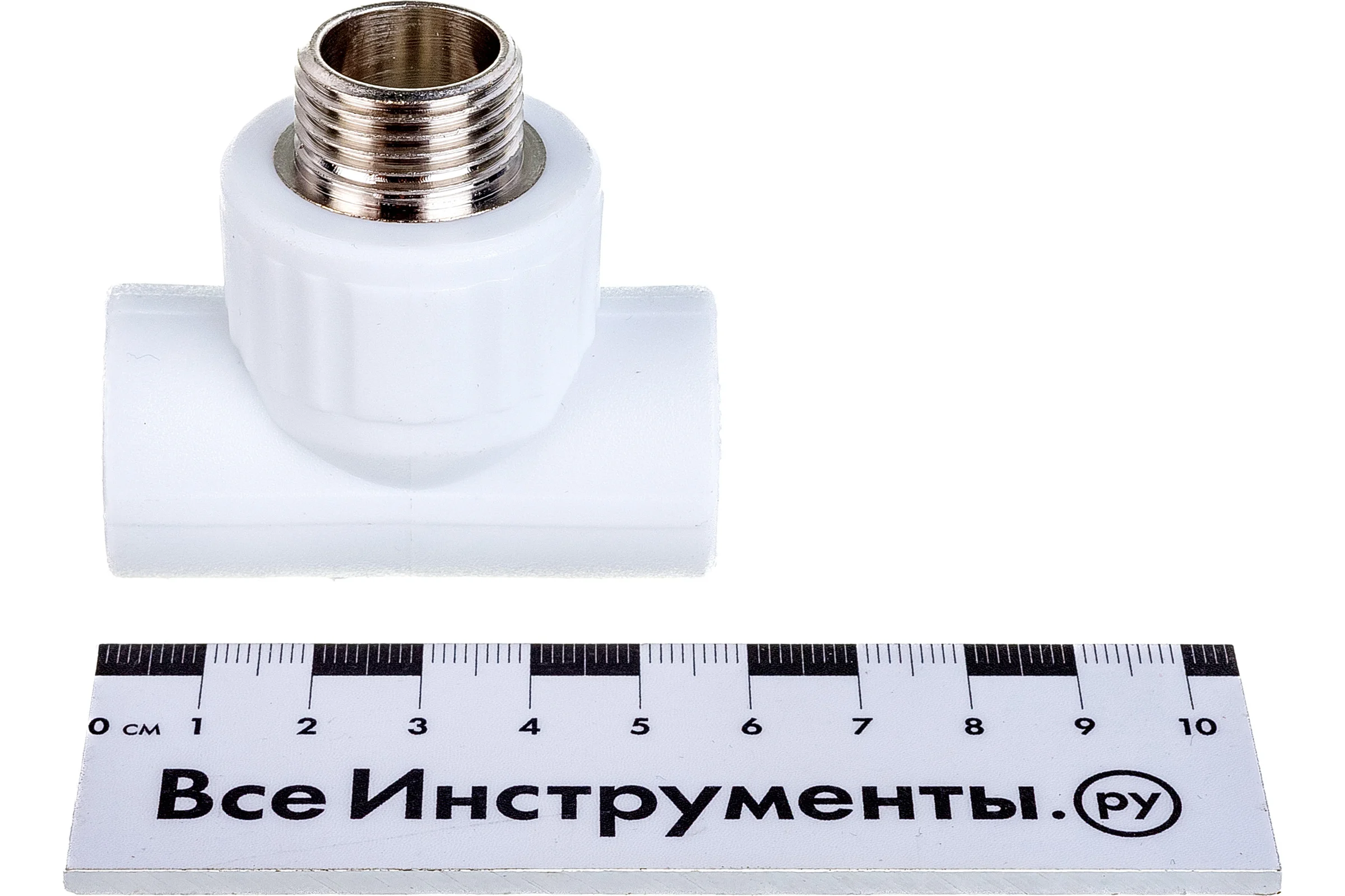 Комбинированный тройник VALFEX PP-R белый, 20х1/2 дюйма НР 10128020 127-0523