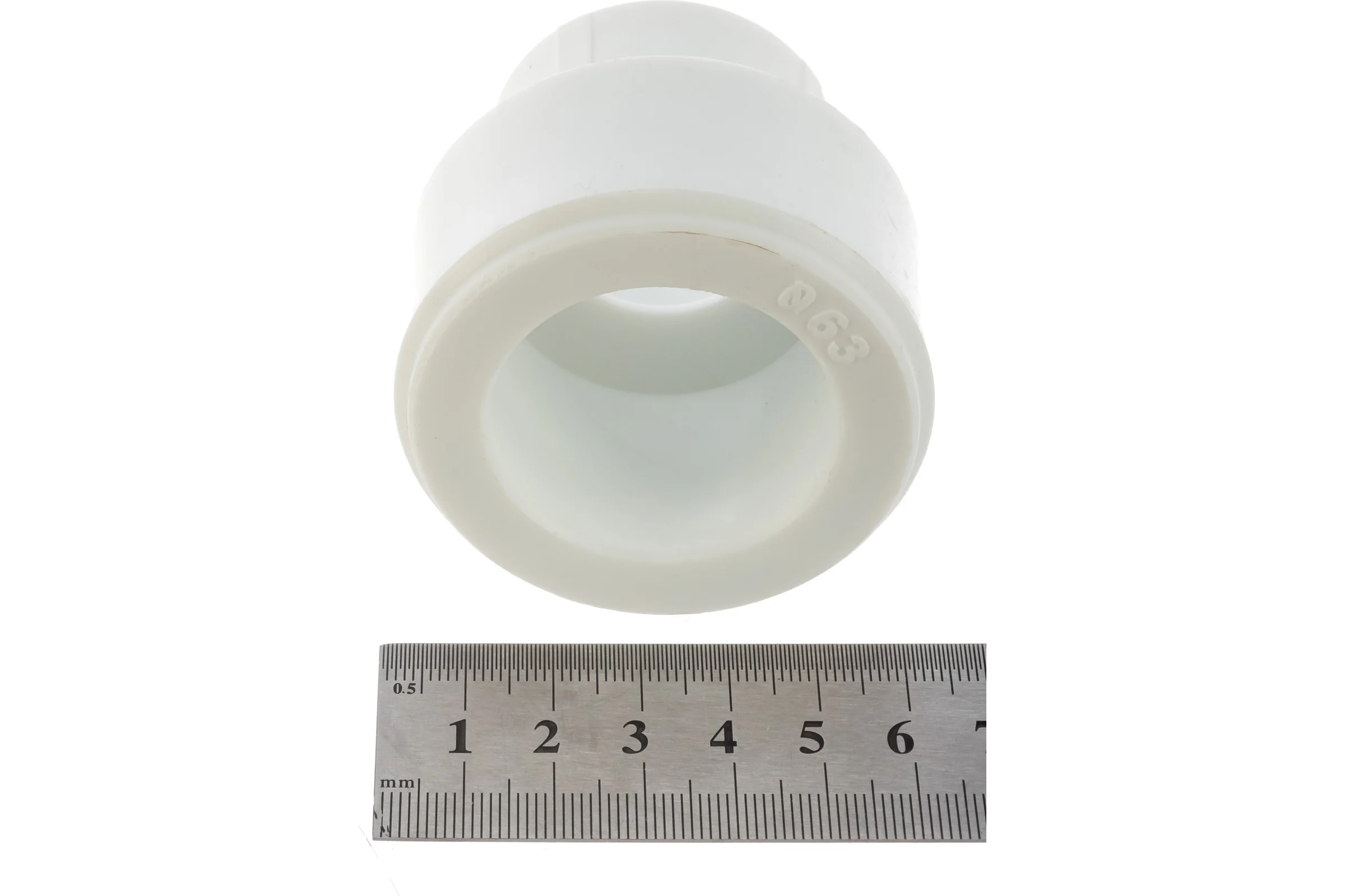 Переходная муфта VALFEX PP-R белая, 63х32 мм, вн/нр пайка 10006332 127-0287