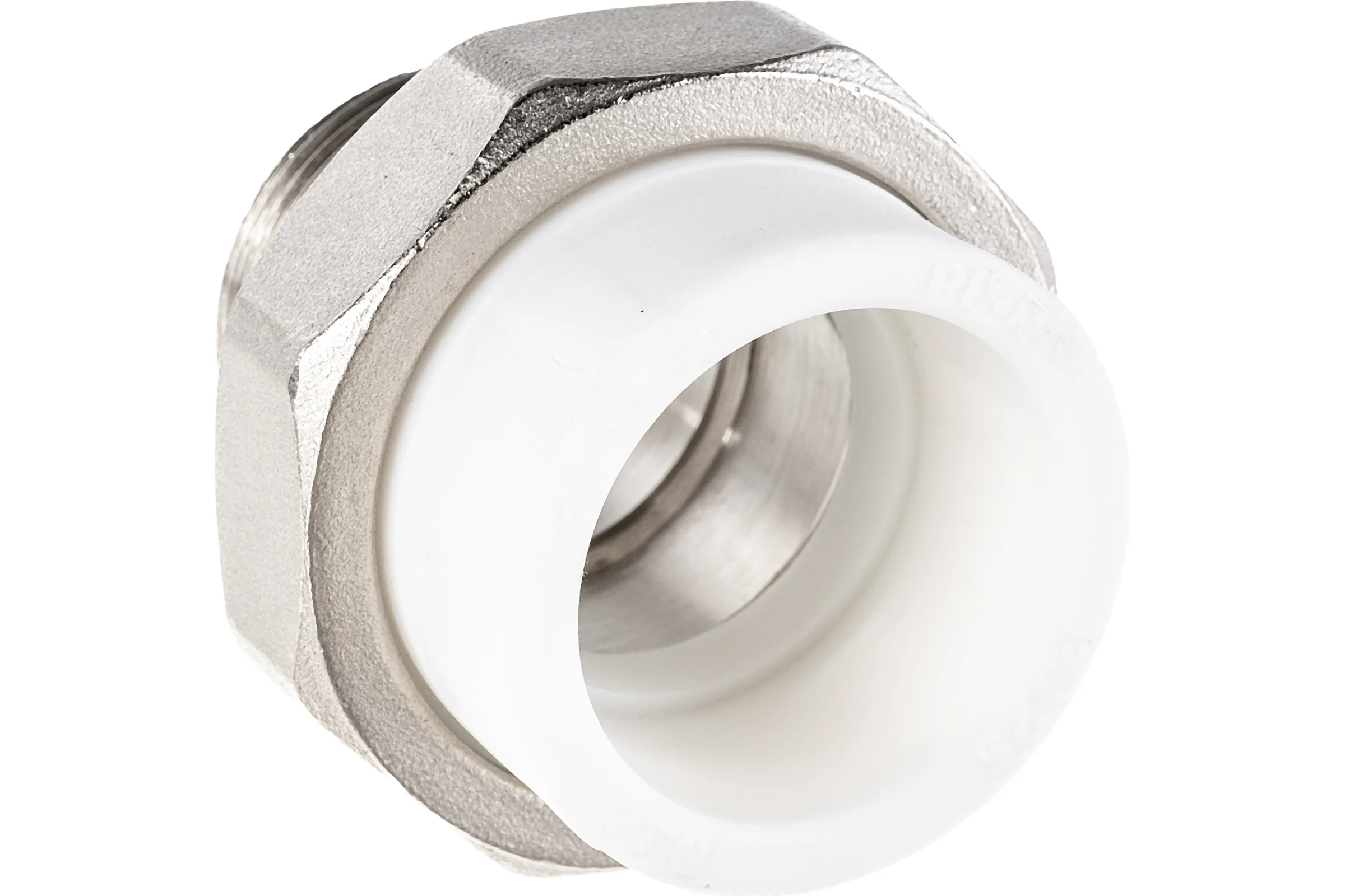 Комбинированная муфта VALFEX PP-R белая, разъем 40х1 1/4 дюйма НР 10156032 127-0229