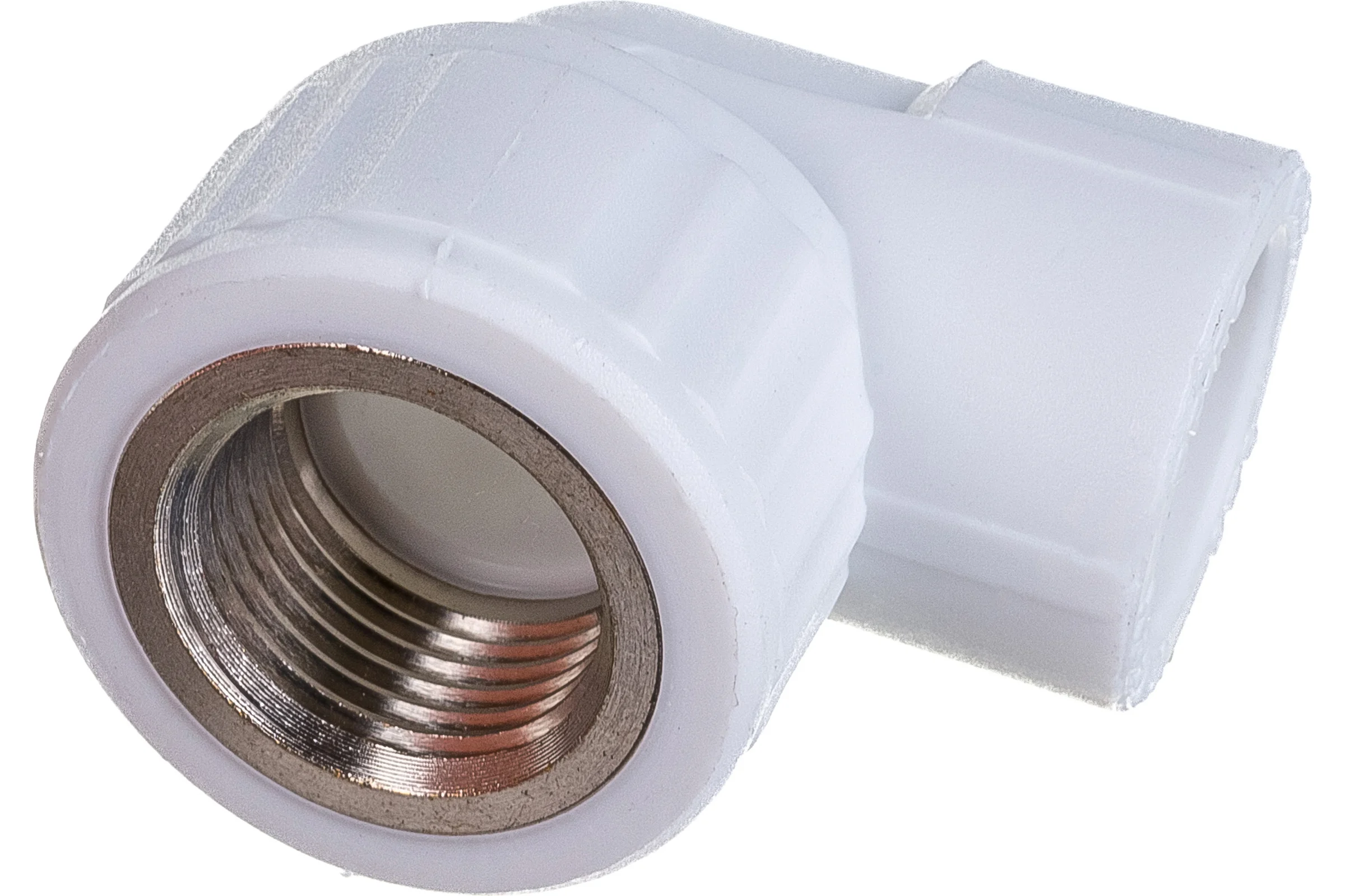 Комбинированный угольник VALFEX PP-R белый, 20х1/2 дюйма ВР 10125020 127-0586