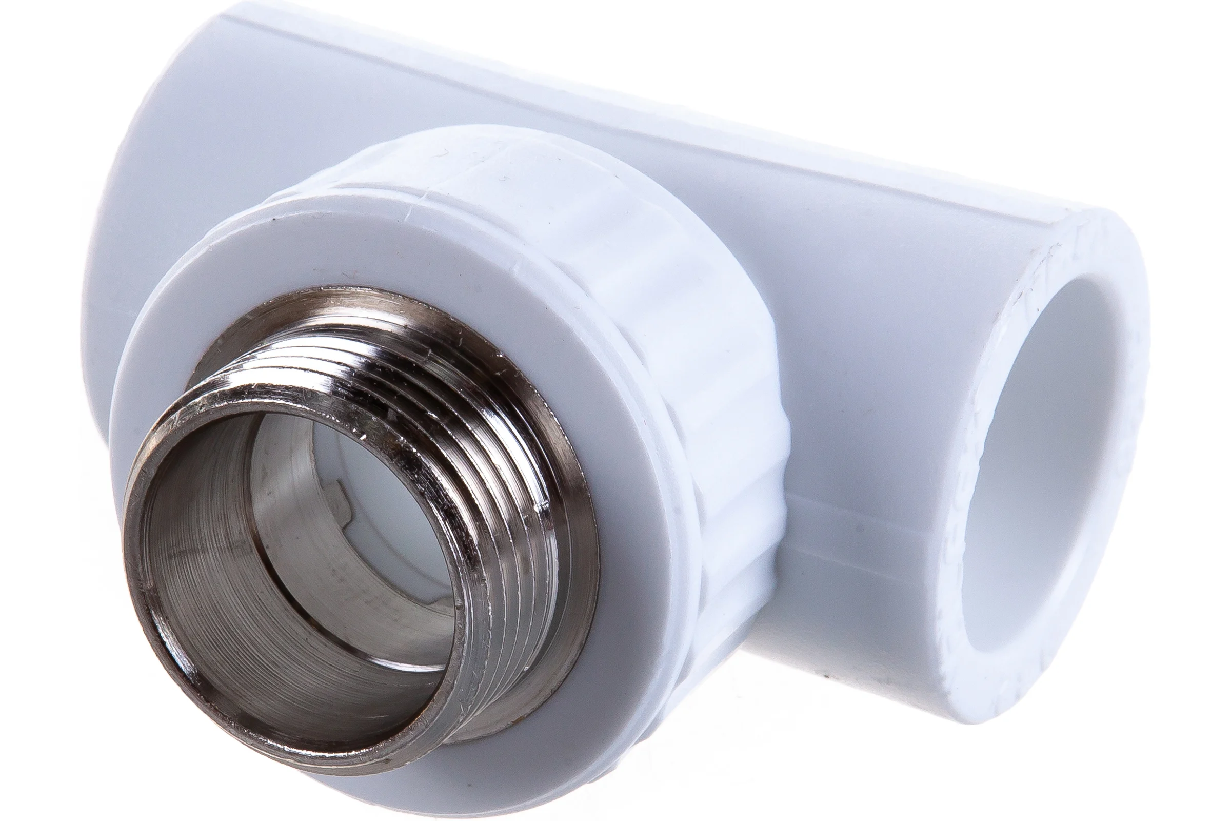 Комбинированный тройник VALFEX PP-R белый, 32х1 дюйма НР 10128032 127-0528