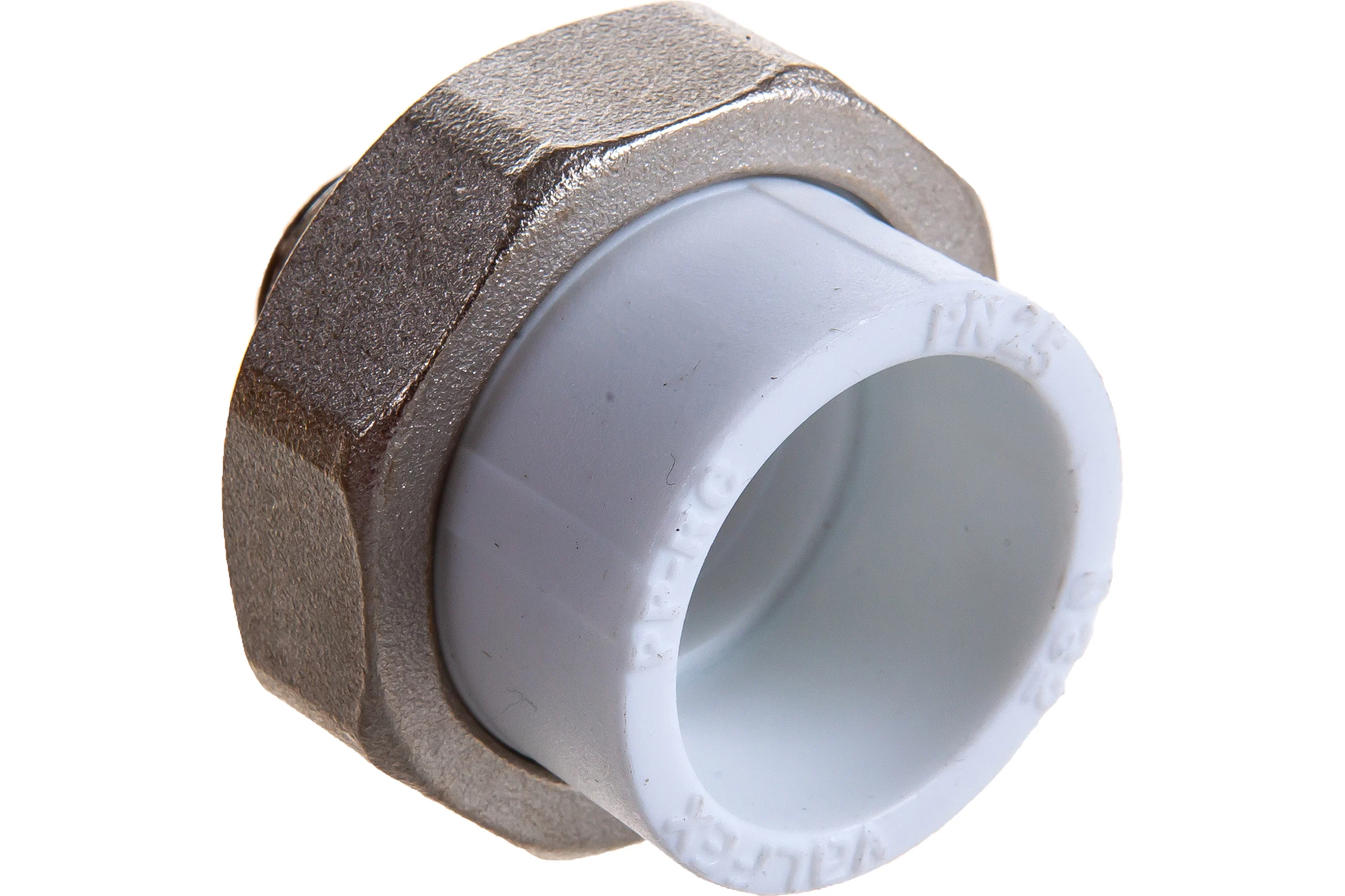 Комбинированная муфта VALFEX PP-R белая, разъем 32х1/2 дюйма НР 10156215 127-1645