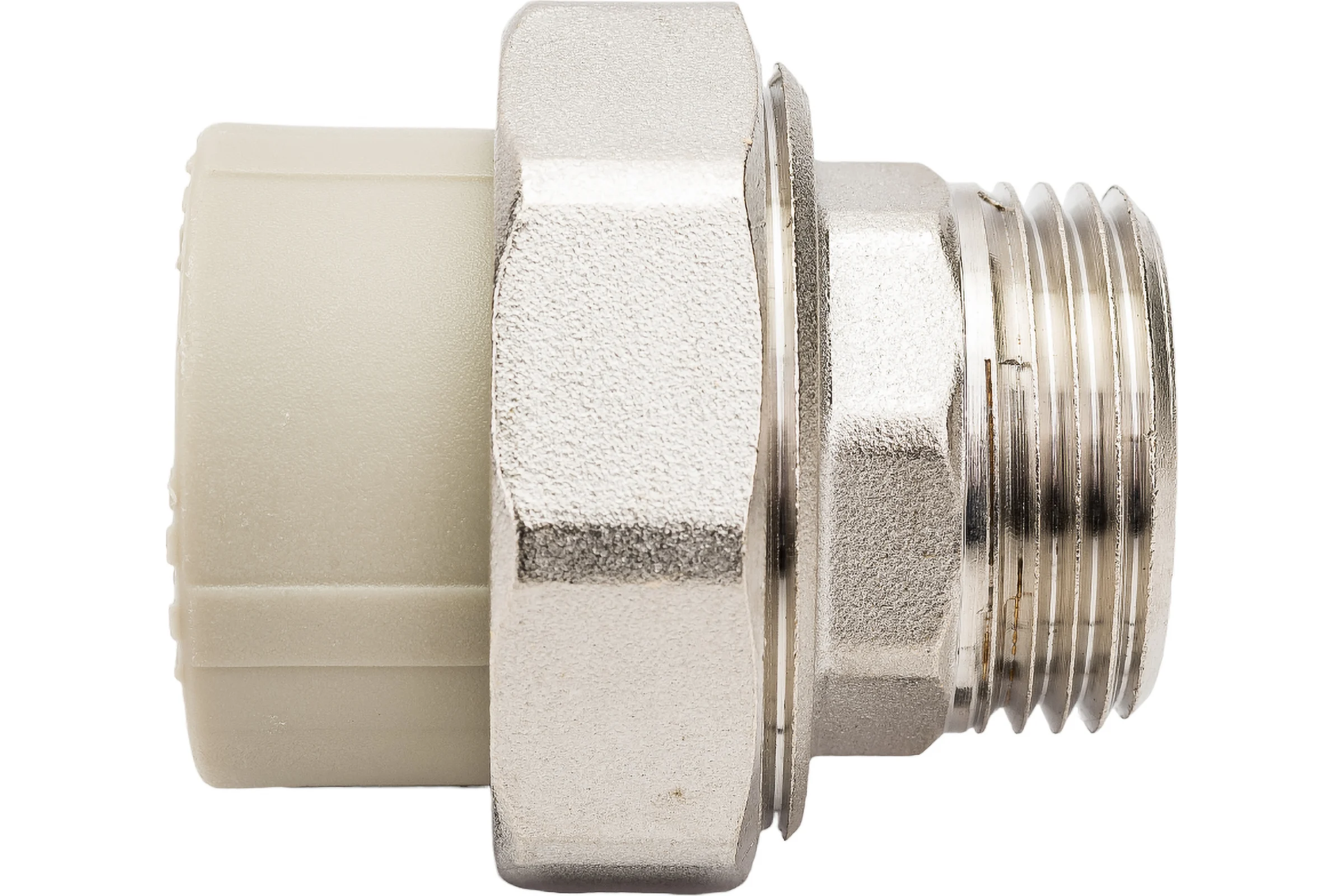 Комбинированная муфта VALFEX PP-R серая, разъем 32х1 дюйма НР 10156025Г 127-0348