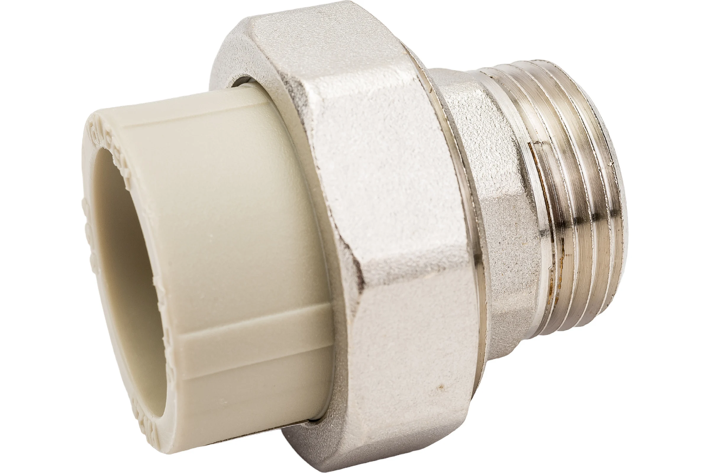 Комбинированная муфта VALFEX PP-R серая, разъем 32х1 дюйма НР 10156025Г 127-0348