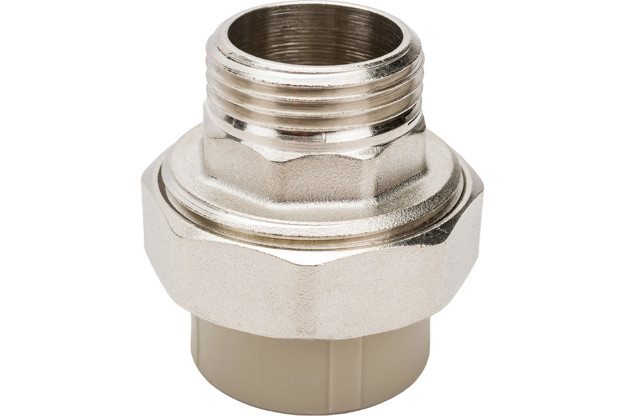 Комбинированная муфта VALFEX PP-R серая, разъем 32х1 дюйма НР 10156025Г 127-0348
