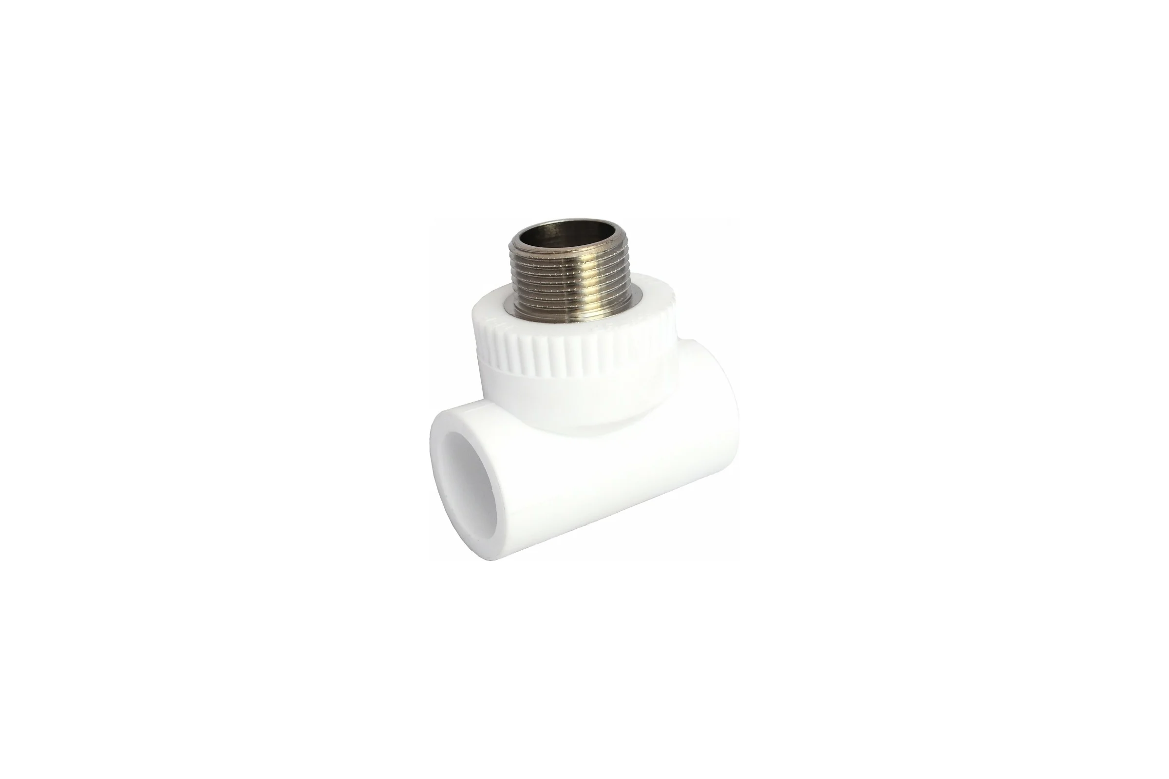 Комбинированный тройник VALFEX PP-R белый, 20х3/4 дюйма НР 10128120 127-0524