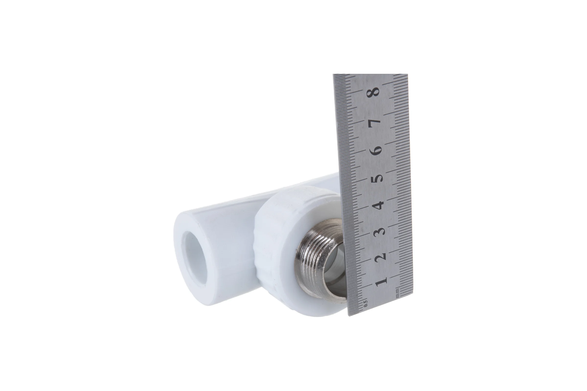 Комбинированный тройник VALFEX PP-R белый, 20х3/4 дюйма НР 10128120 127-0524