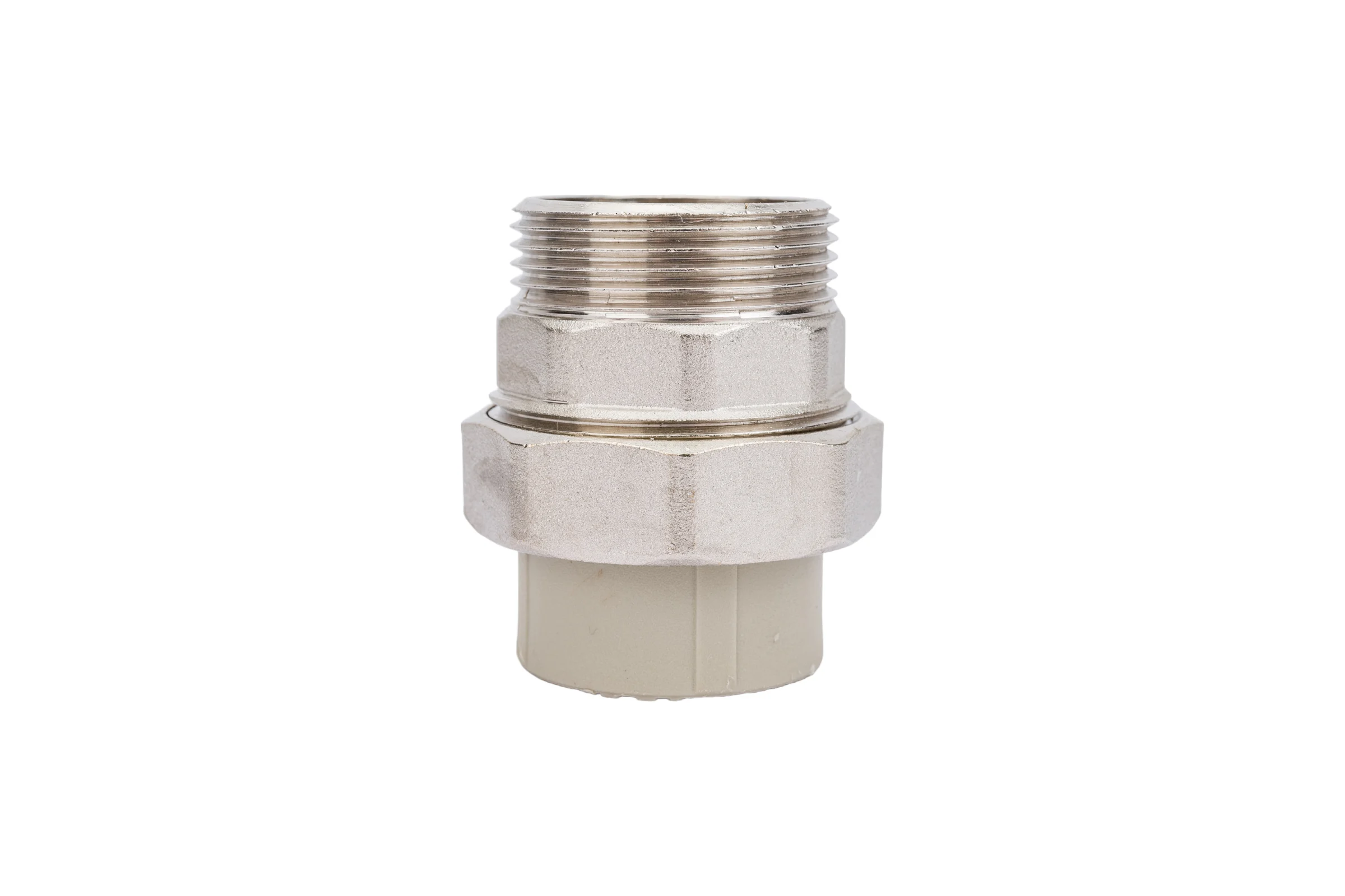 Комбинированная муфта VALFEX PP-R серая, разъем 32х1 1/4 дюйма НР 10156132Г 127-0349