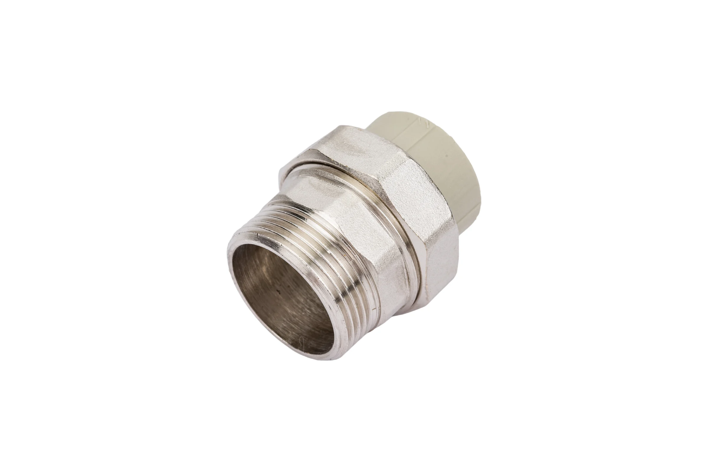 Комбинированная муфта VALFEX PP-R серая, разъем 32х1 1/4 дюйма НР 10156132Г 127-0349