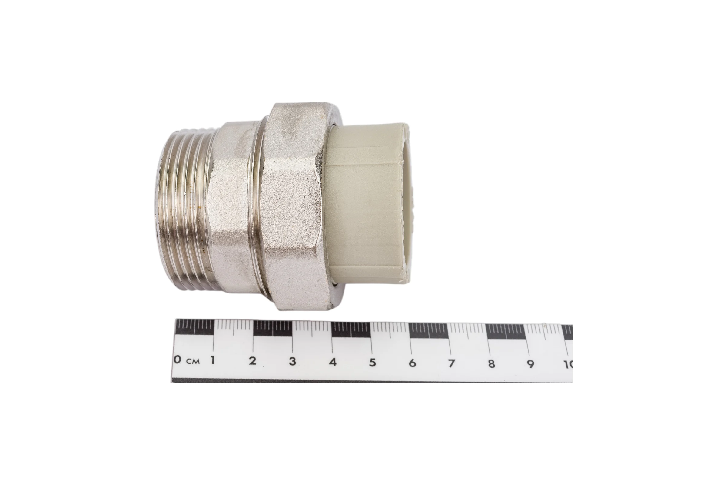 Комбинированная муфта VALFEX PP-R серая, разъем 32х1 1/4 дюйма НР 10156132Г 127-0349