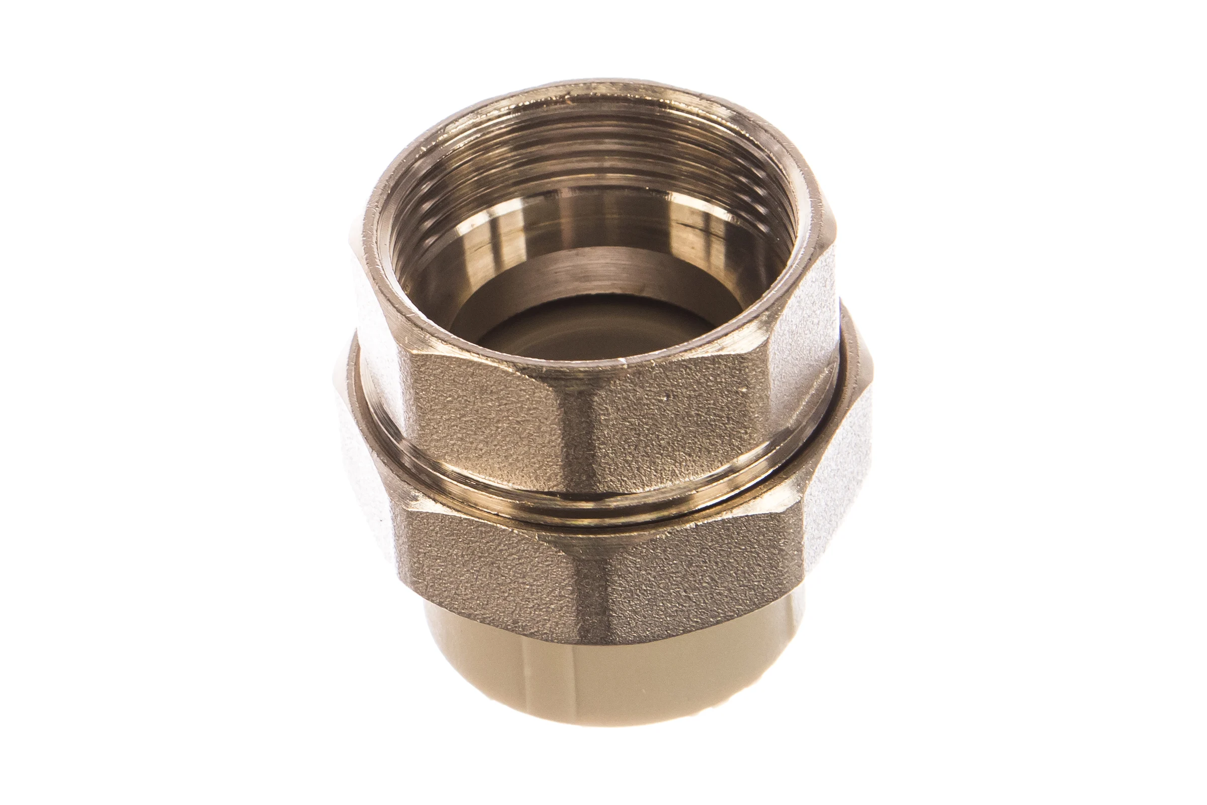 Комбинированная муфта VALFEX PP-R серая, разъем 32х1 1/4 дюйма ВР 10155132Г 127-0337