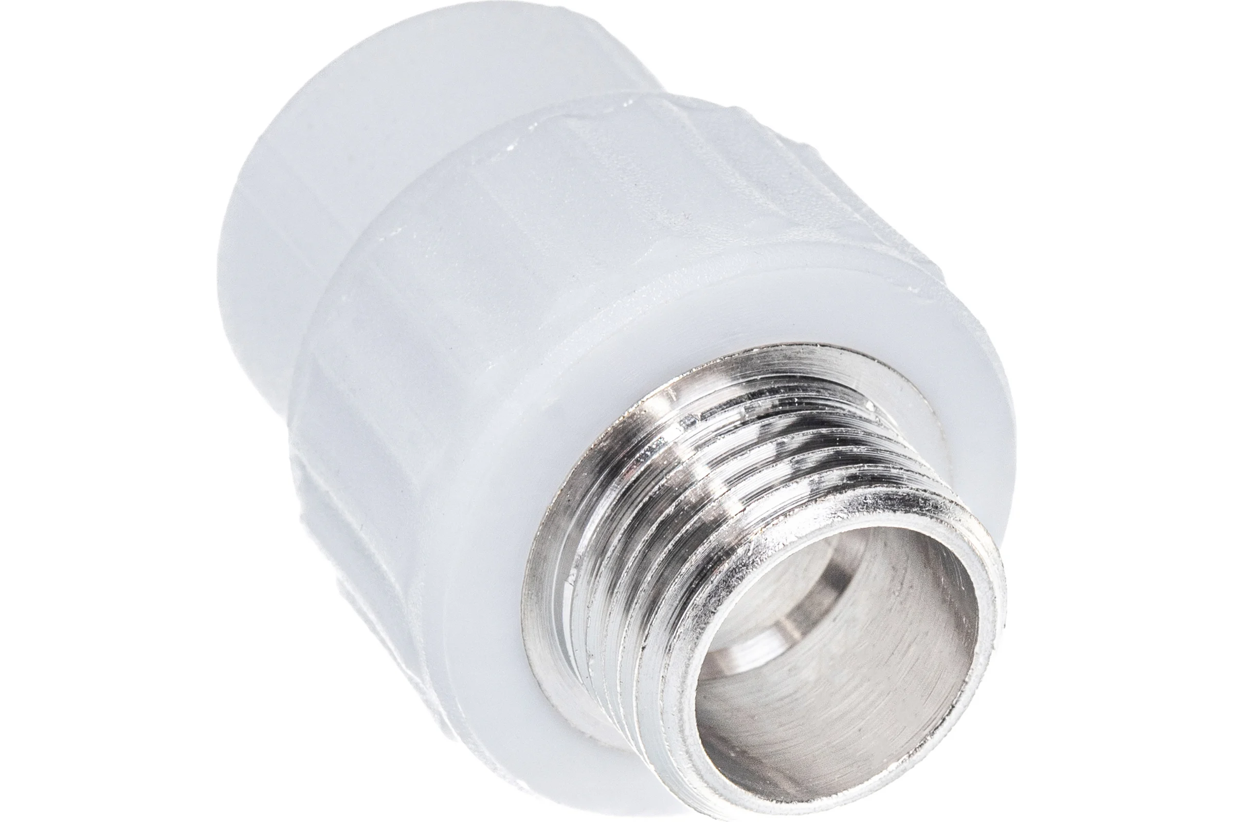 Комбинированная муфта VALFEX PP-R белая, 20х1/2 дюйма НР 10130020 127-0238