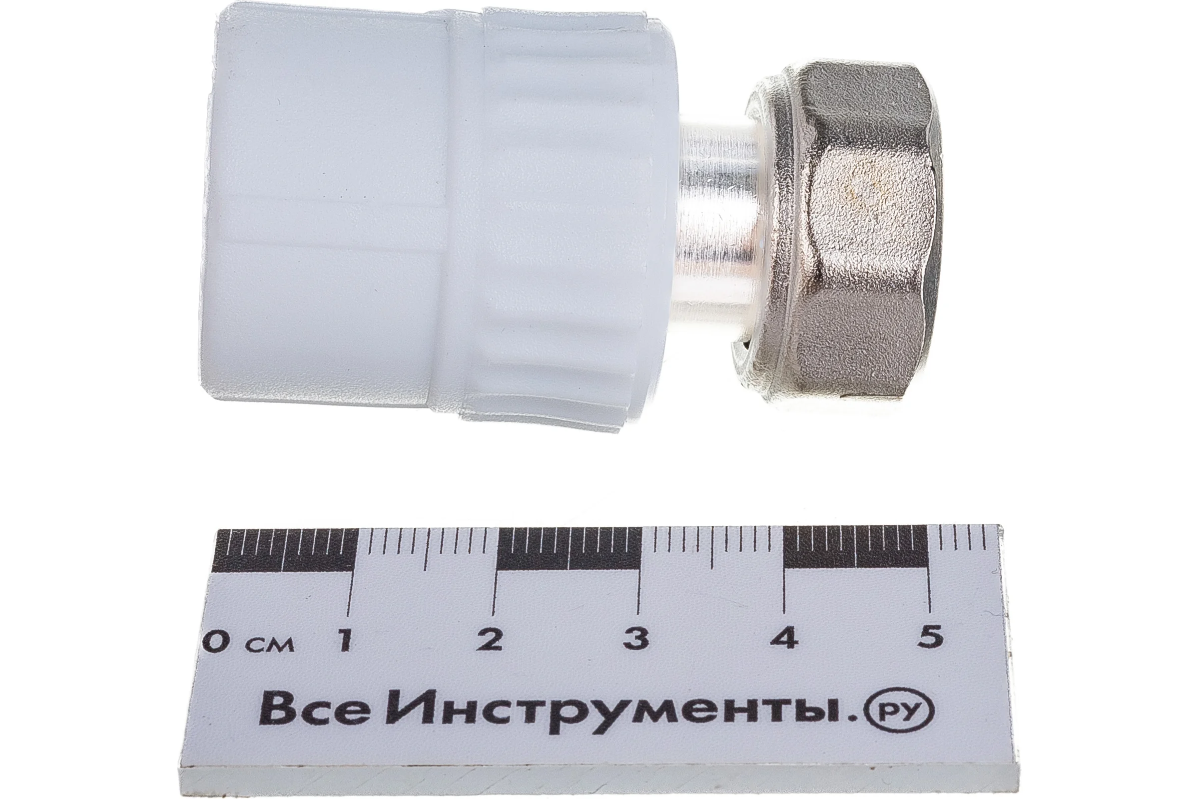 Комбинированная муфта VALFEX PP-R белая, 20х1/2 дюйма, с накидной гайкой 10139020 127-0258