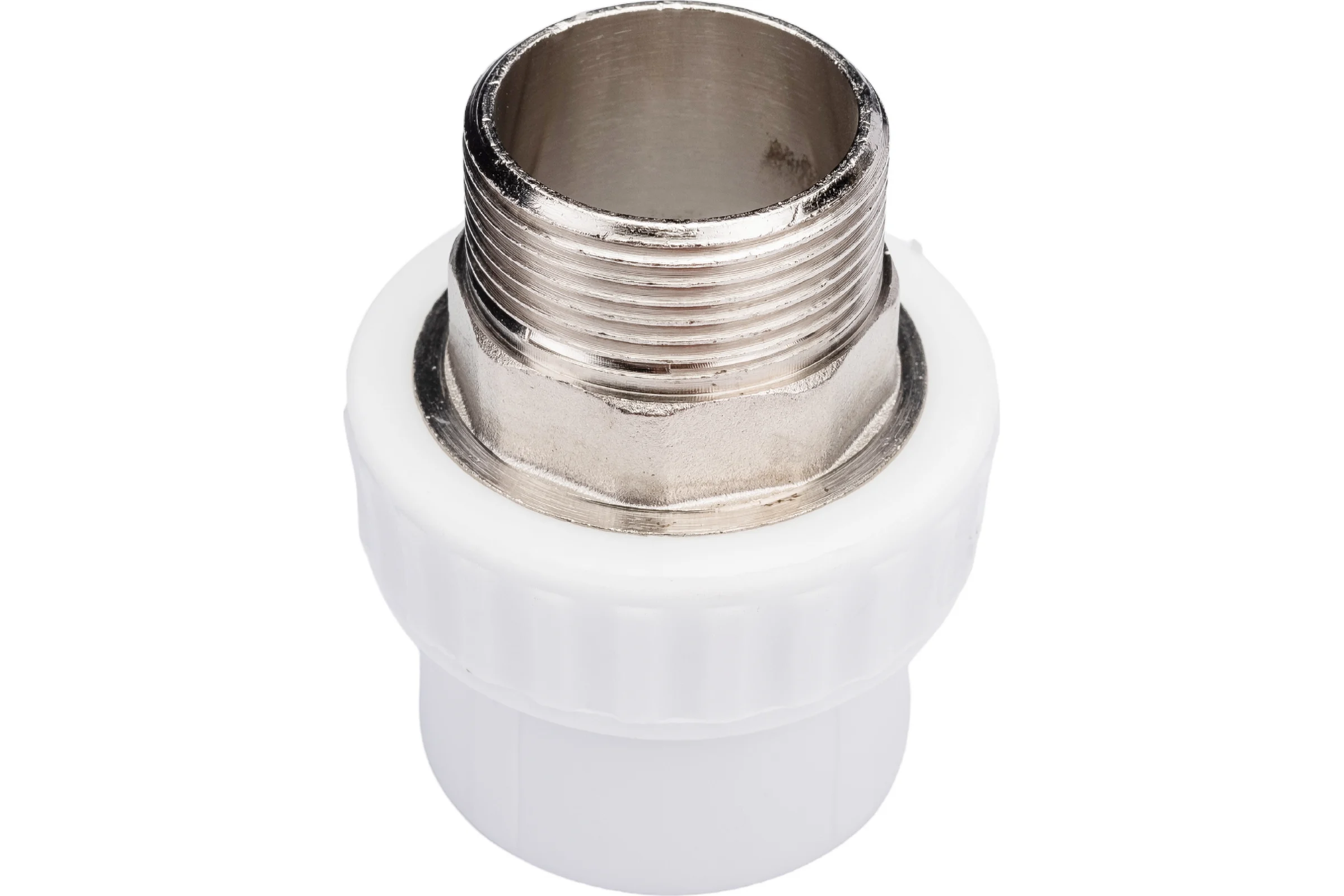 Комбинированная муфта VALFEX PP-R белая, под ключ, 40х1 1/4 дюйма НР 10135040 127-0252