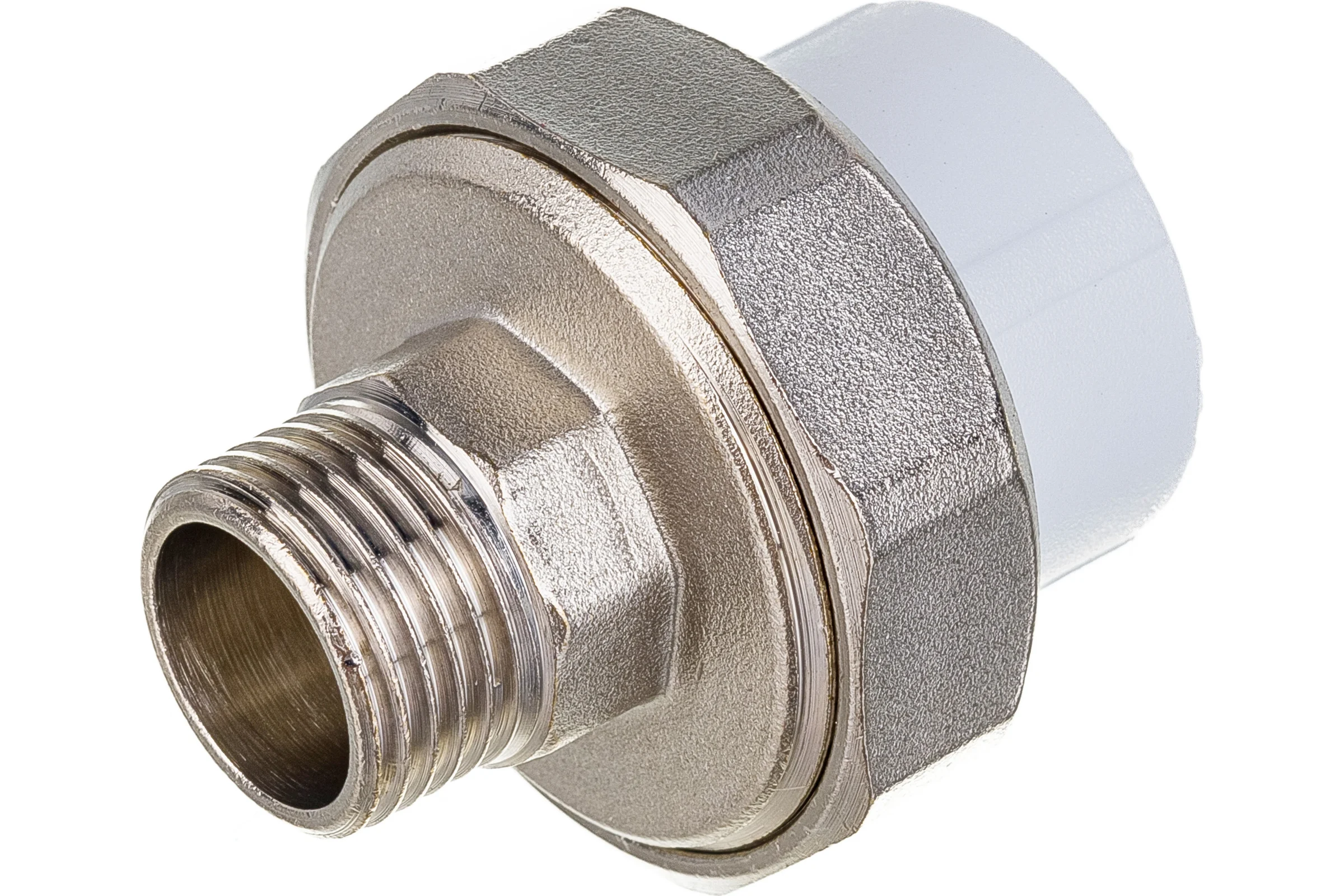 Комбинированная муфта VALFEX PP-R белая, разъем 25х1/2 дюйма НР 10156115 127-0223
