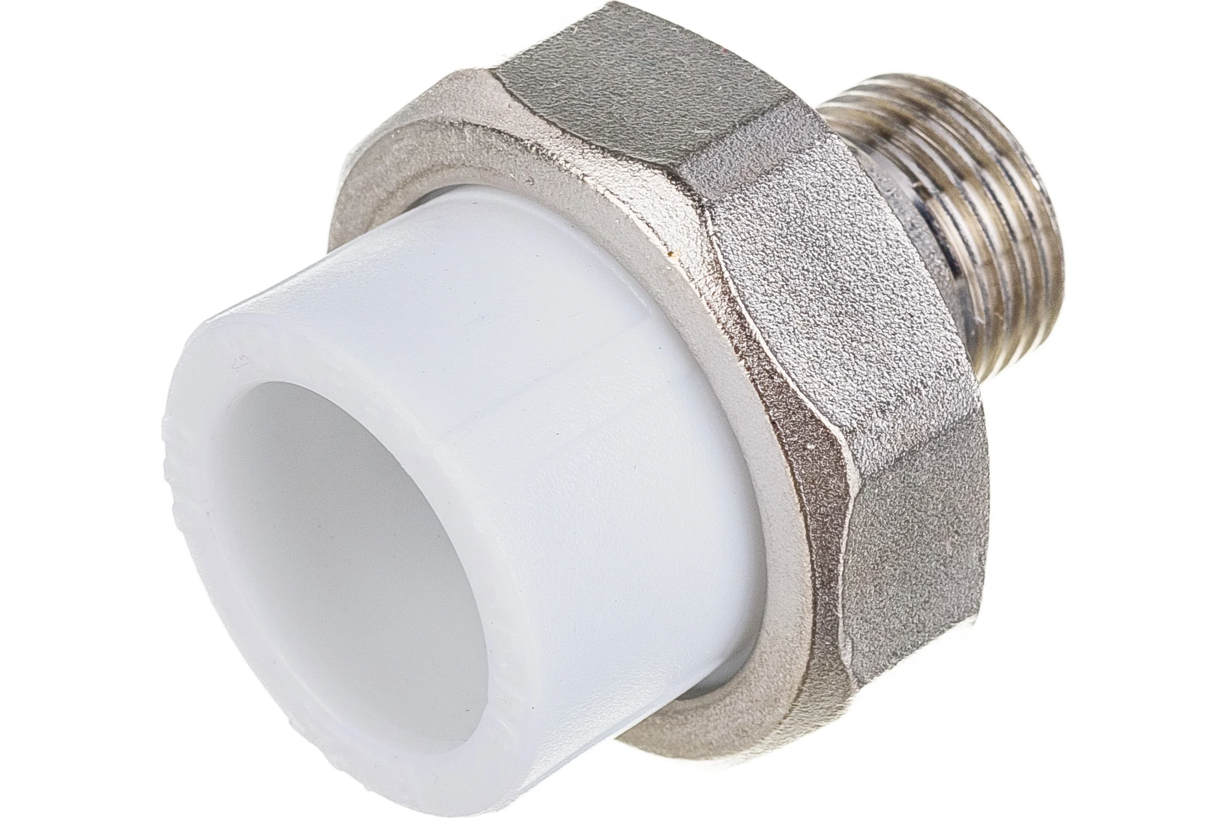 Комбинированная муфта VALFEX PP-R белая, разъем 25х1/2 дюйма НР 10156115 127-0223