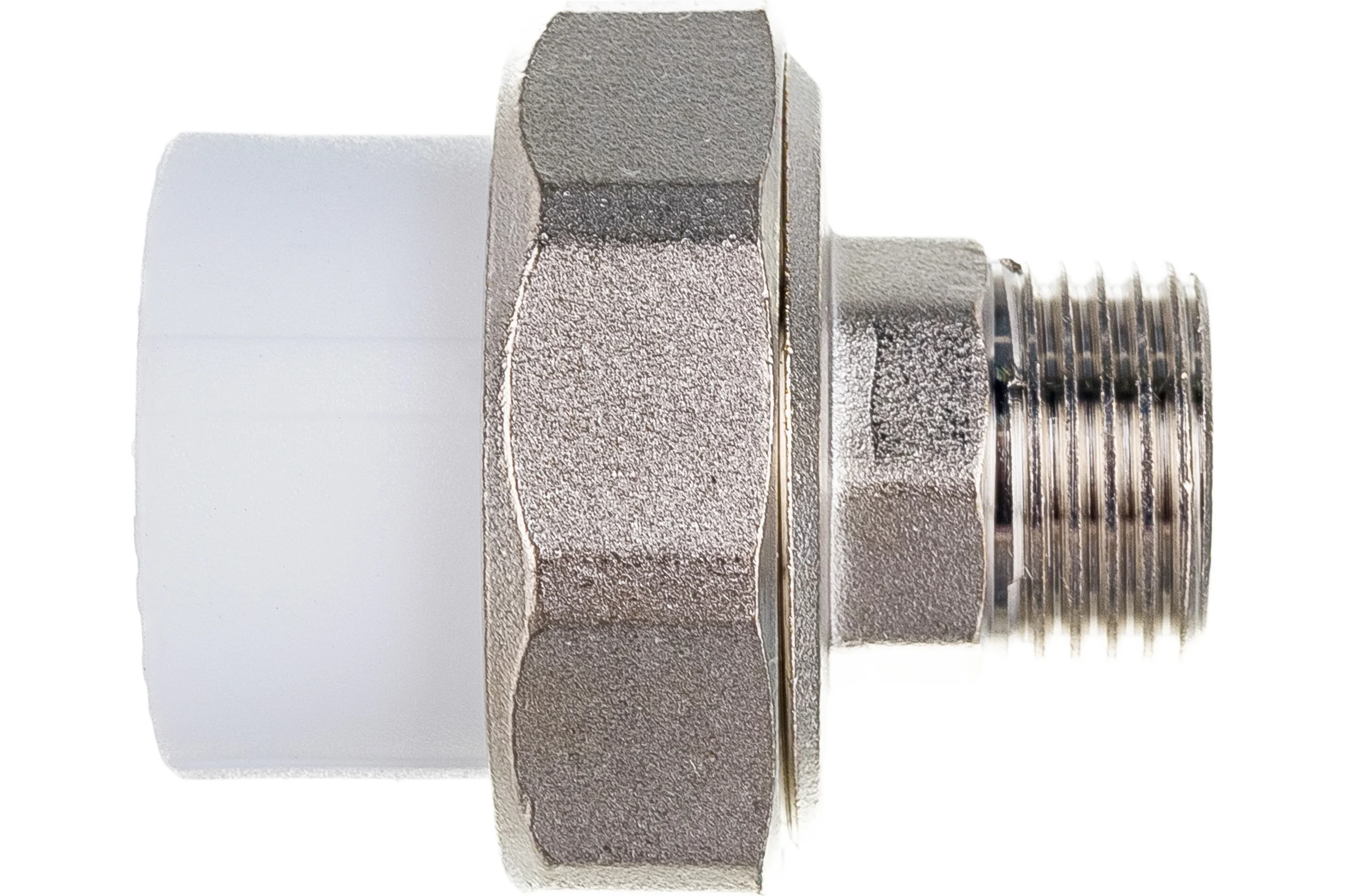 Комбинированная муфта VALFEX PP-R белая, разъем 25х1/2 дюйма НР 10156115 127-0223