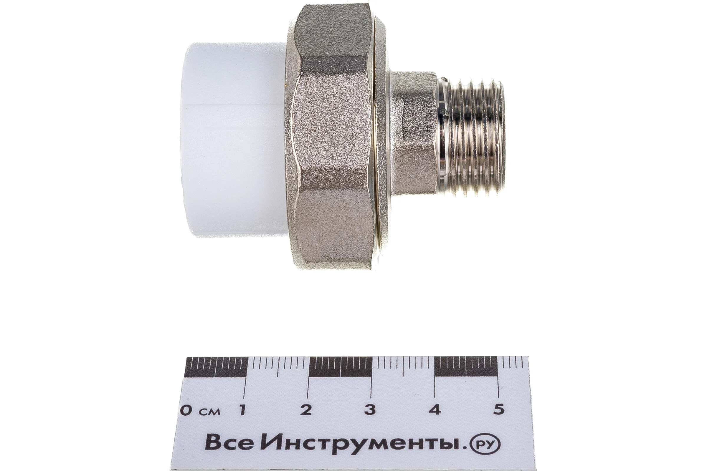 Комбинированная муфта VALFEX PP-R белая, разъем 25х1/2 дюйма НР 10156115 127-0223