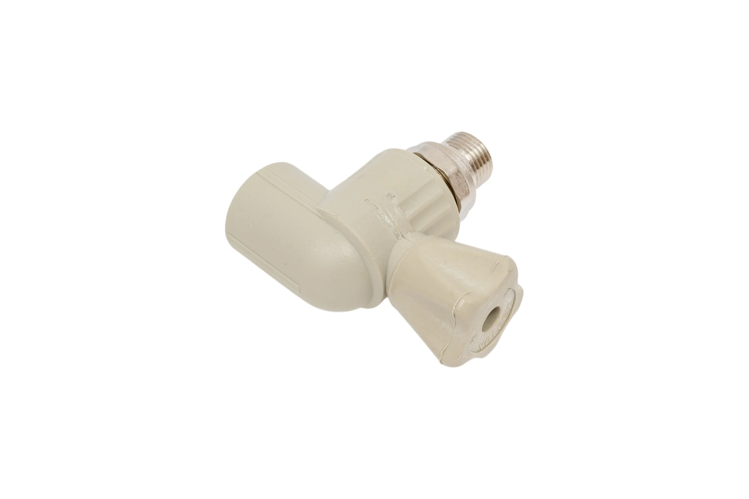 Кран PP-R серый шар Valfex 25х1/2 дюйма НР угл д/рад 10148125Г
