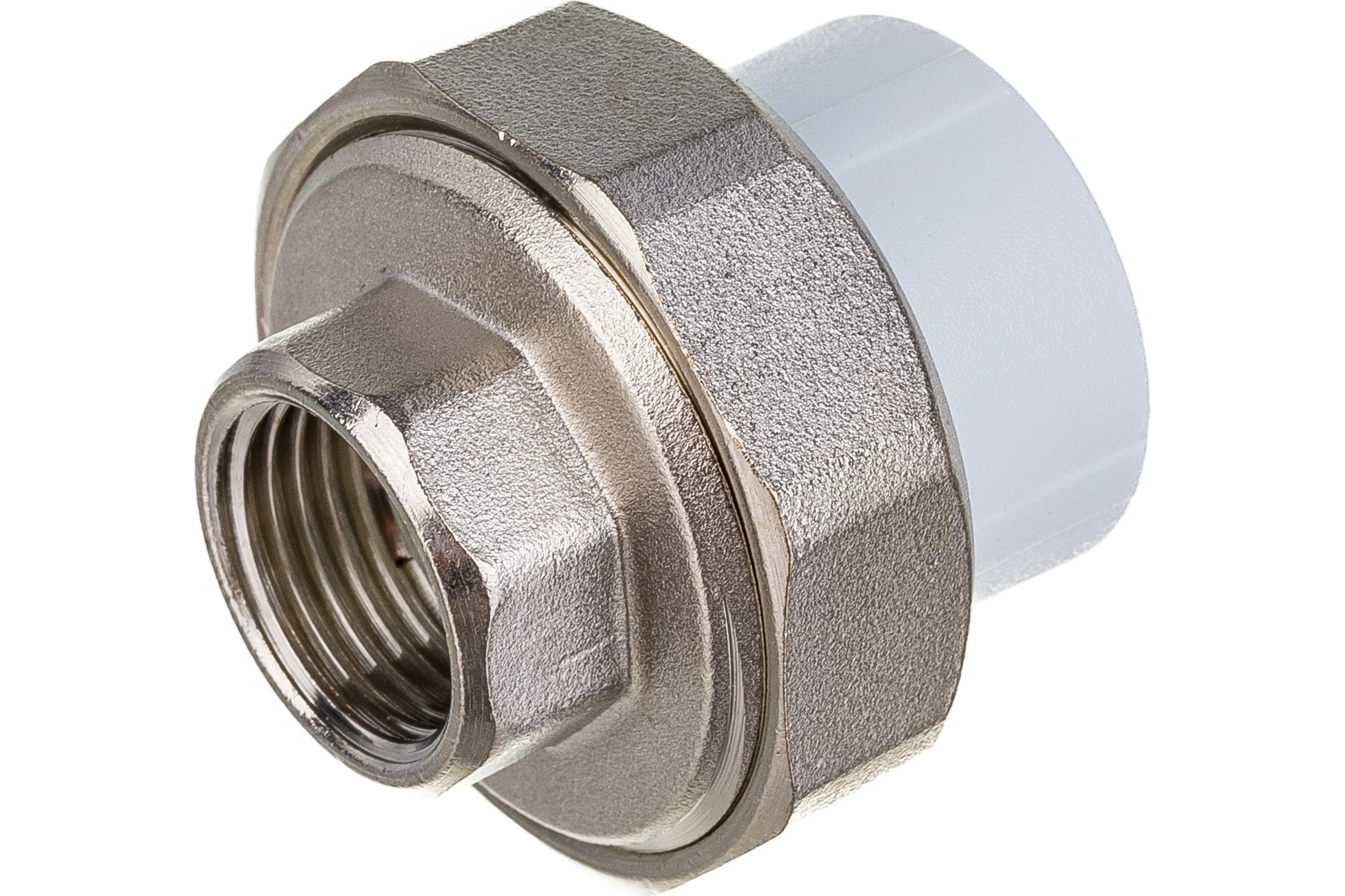 Комбинированная муфта VALFEX PP-R белая, разъем 25х1/2 дюйма ВР 10155115 127-0211