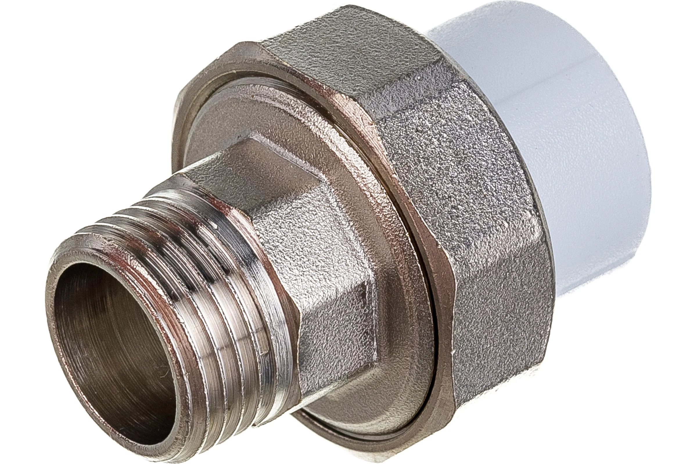 Комбинированная муфта VALFEX PP-R белая, разъем 20х1/2 дюйма НР 10156015 127-0220